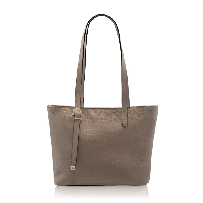 Picture of Women Leather Shoulder Bag MARIEL 03 BOTTALATO TAUPE