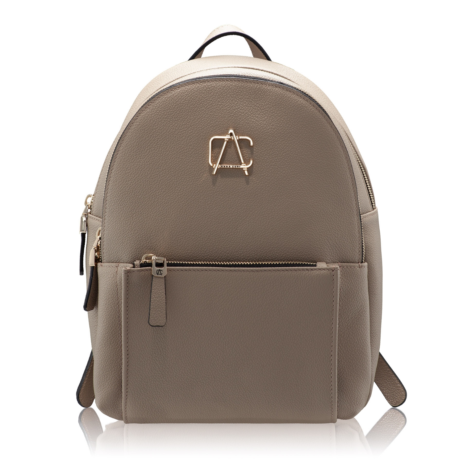 Picture of Women Leather Backpack ZINA BOTTALATO TAUPE