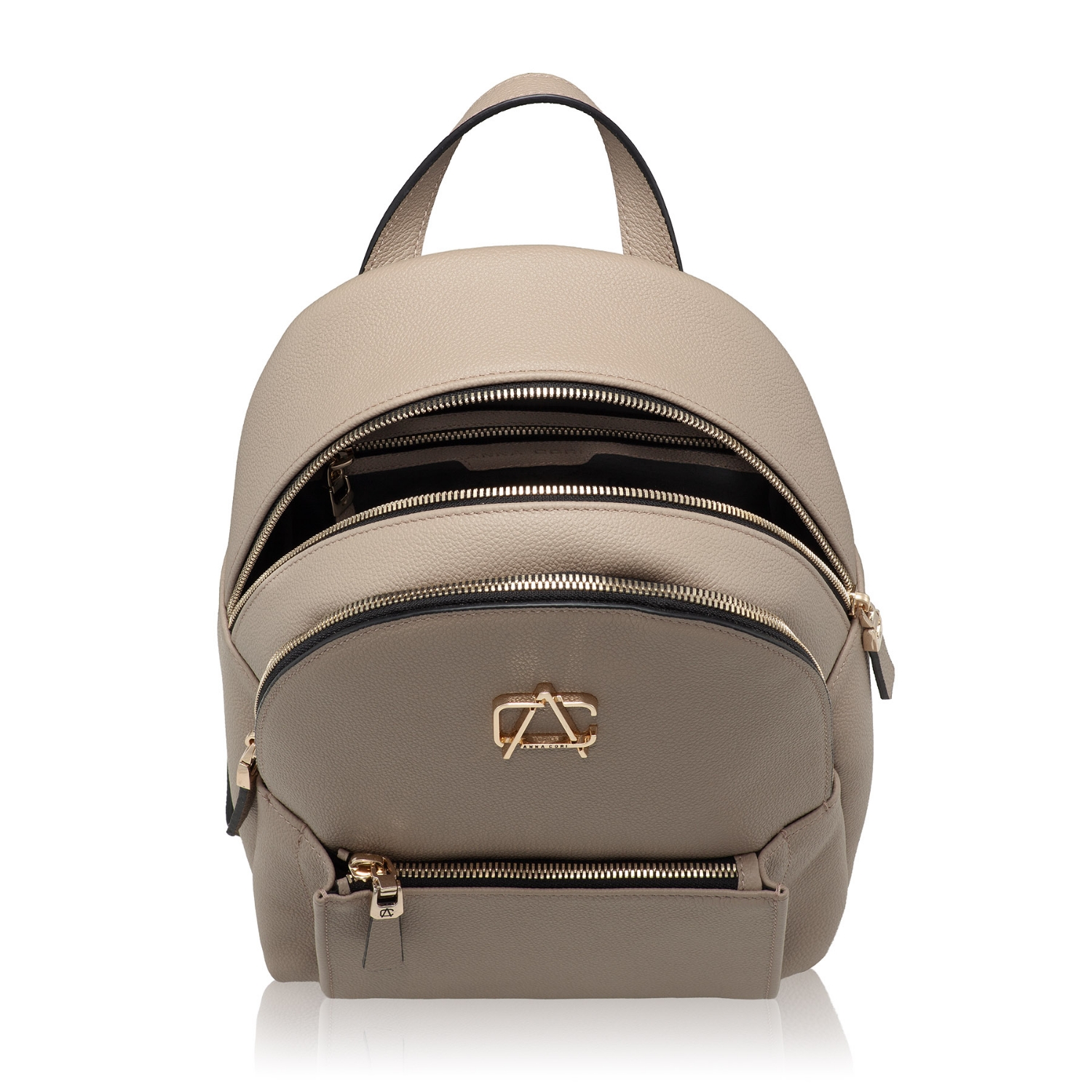 Picture of Women Leather Backpack ZINA BOTTALATO TAUPE