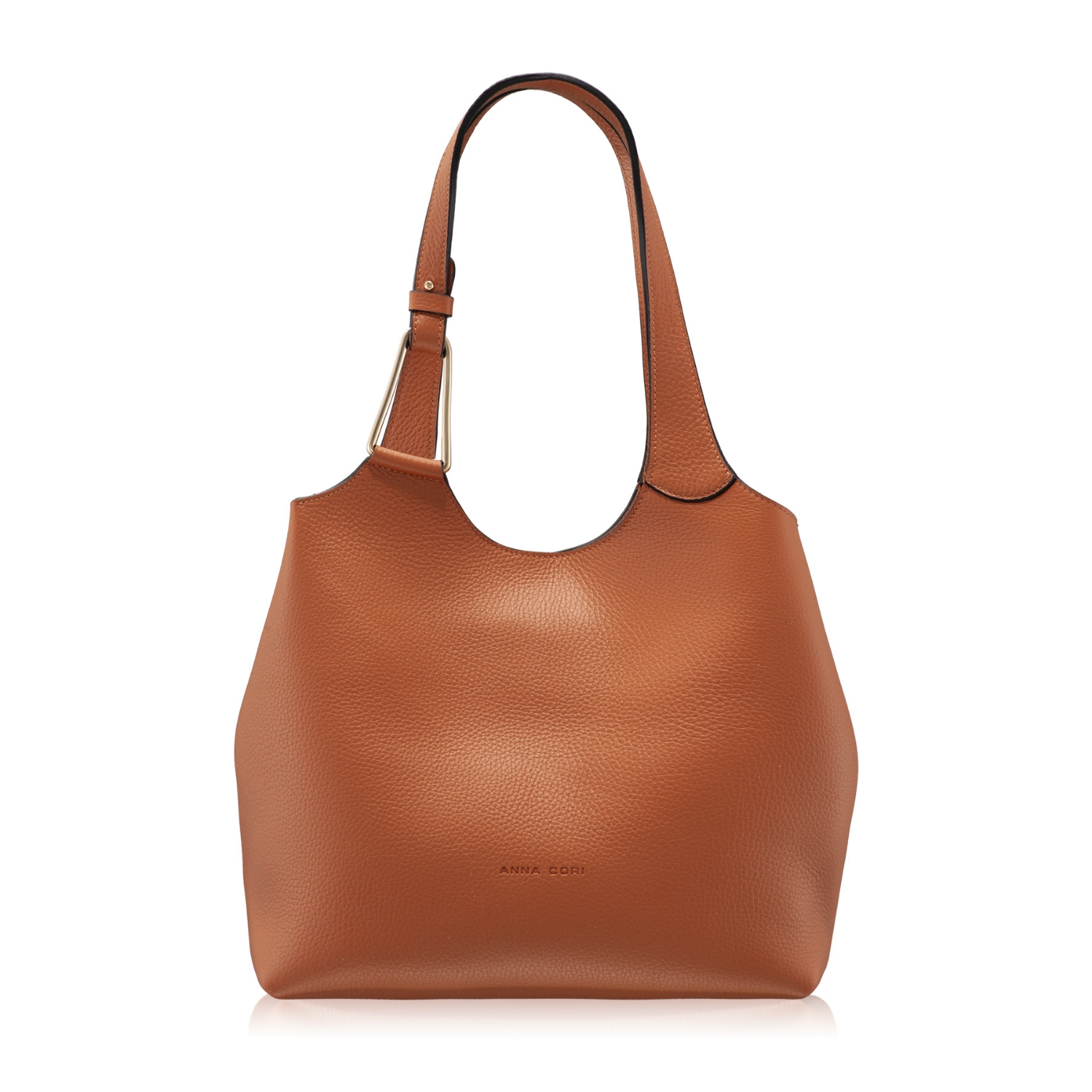 Picture of Shoulder Leather shoulder bag DALIA 02 BOTTALATO CAMEL