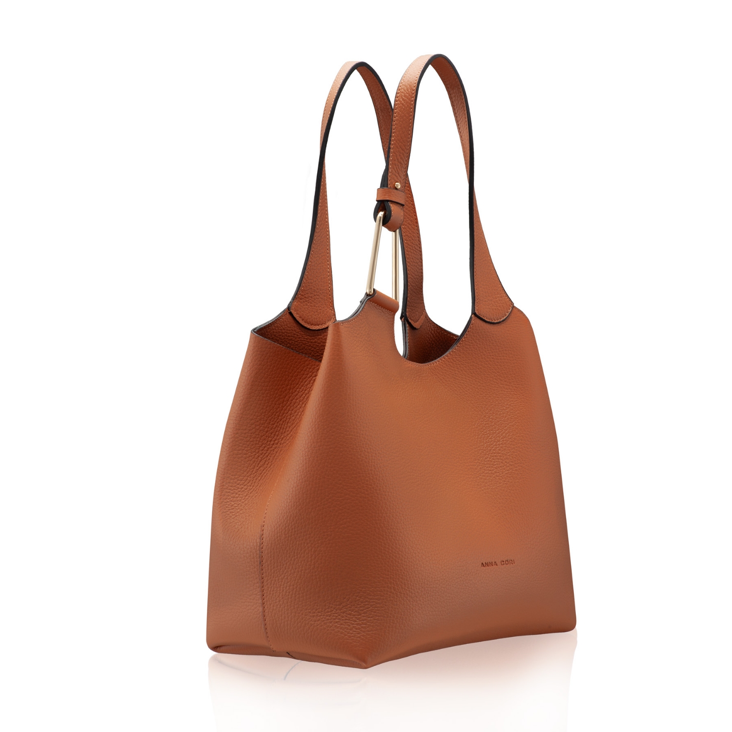 Picture of Shoulder Leather shoulder bag DALIA 02 BOTTALATO CAMEL