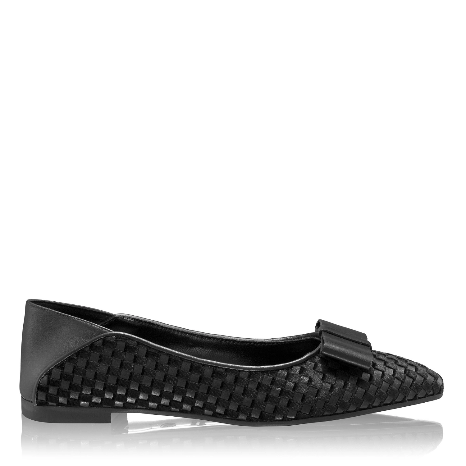 Picture of Women Ballerina Flats 8497 Intreccio Negru