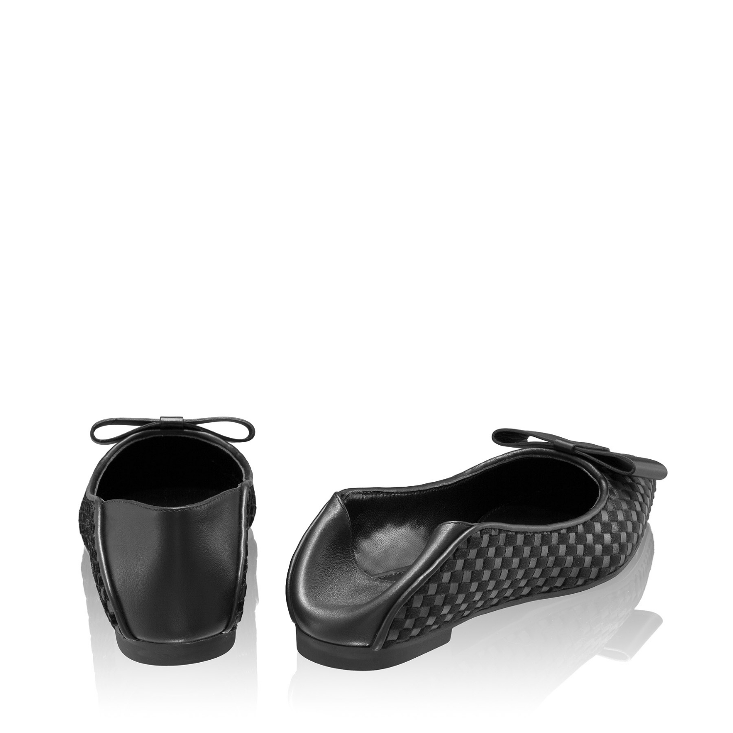 Picture of Women Ballerina Flats 8497 Intreccio Negru