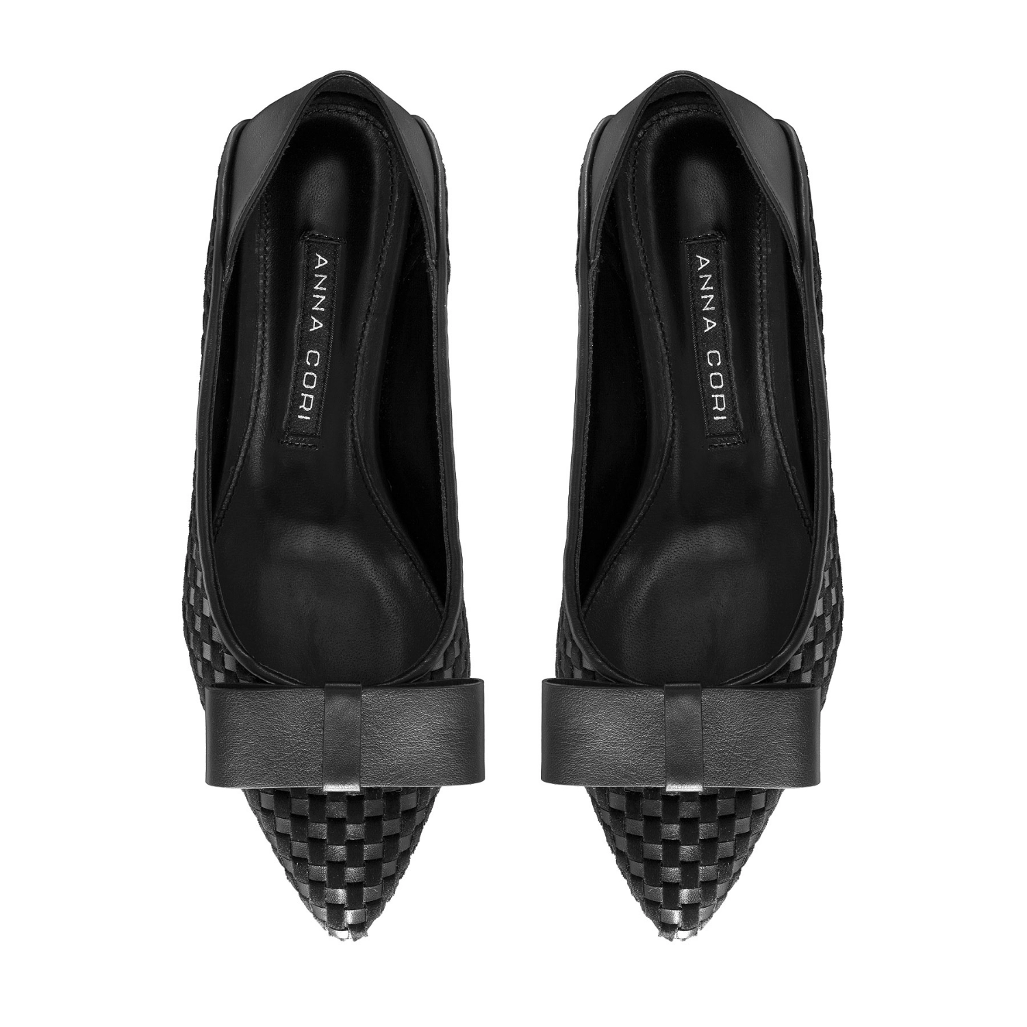 Picture of Women Ballerina Flats 8497 Intreccio Negru