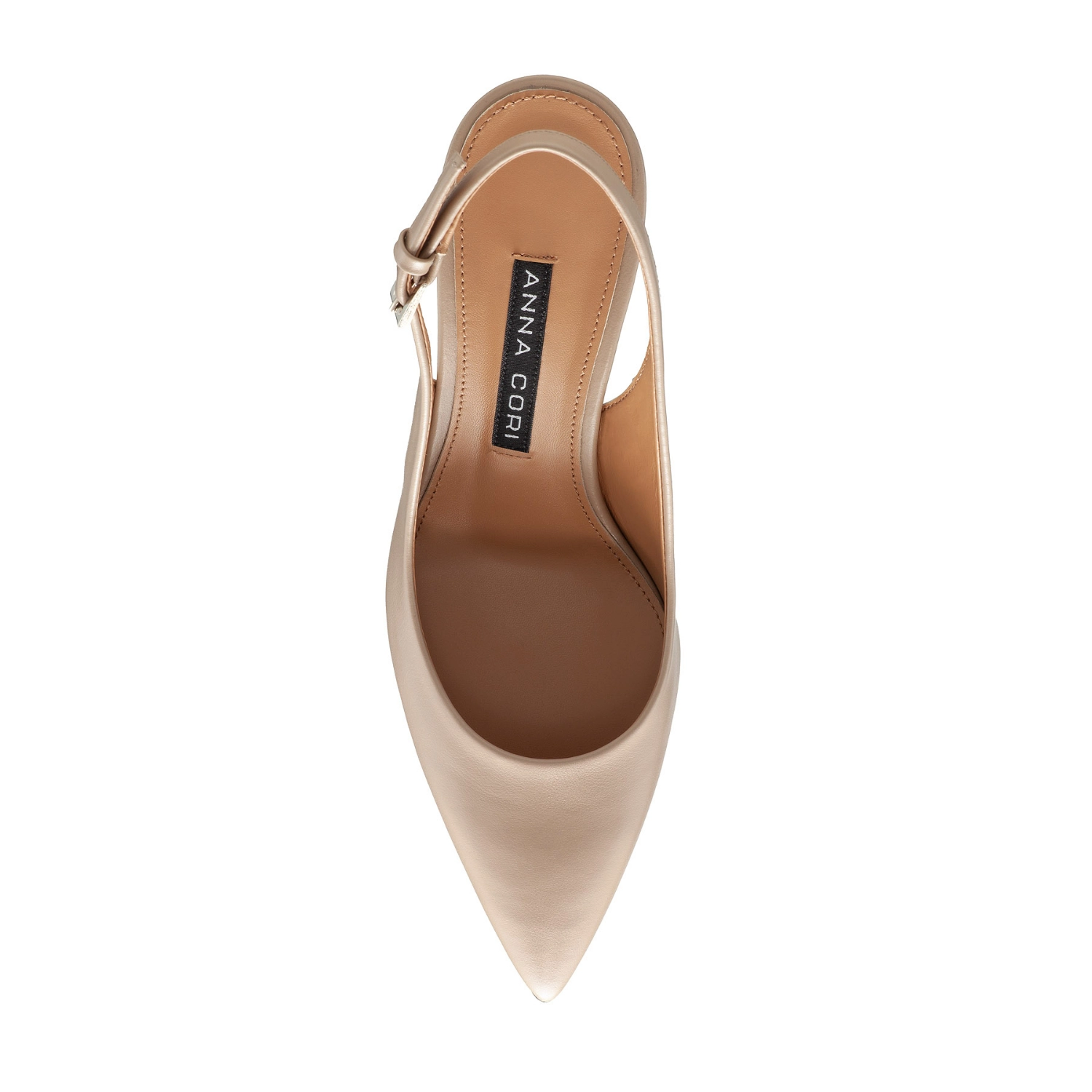 Picture of Mid-heel Slingback Pumps 5728 Vitello Beige