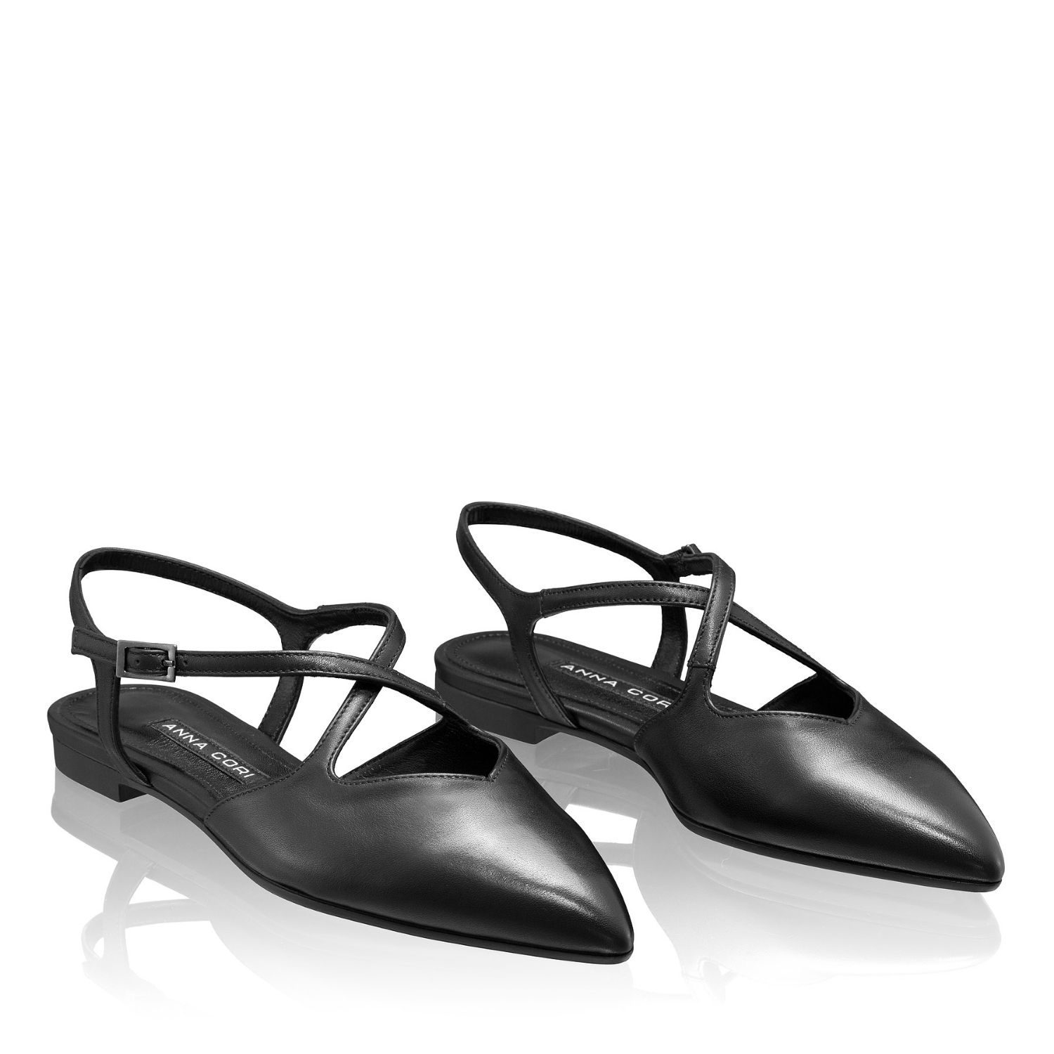 Picture of Women's Ballerinas 8391 Vitello Black