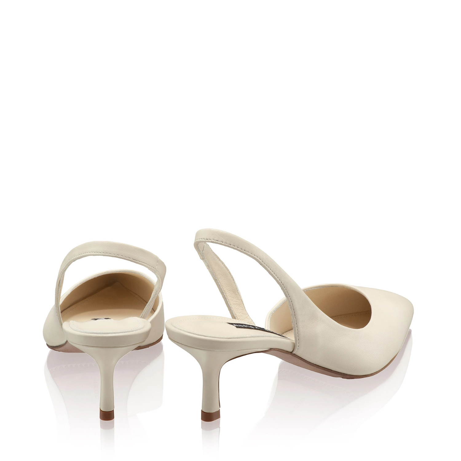 Picture of Mid-heel Slingback Pumps 8064 Vitello Panna
