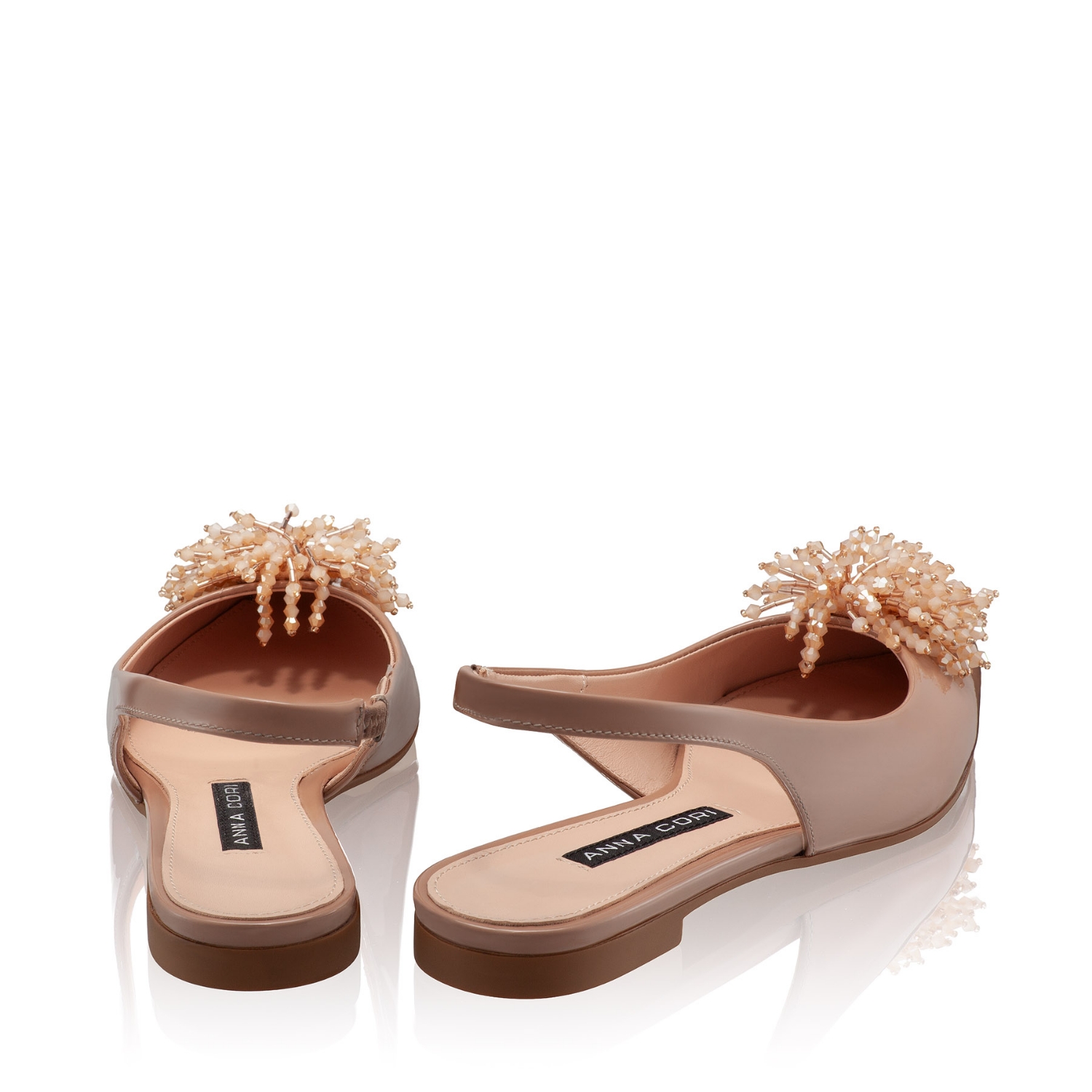 Picture of Women Ballerina Flats 8394 Lac Nude