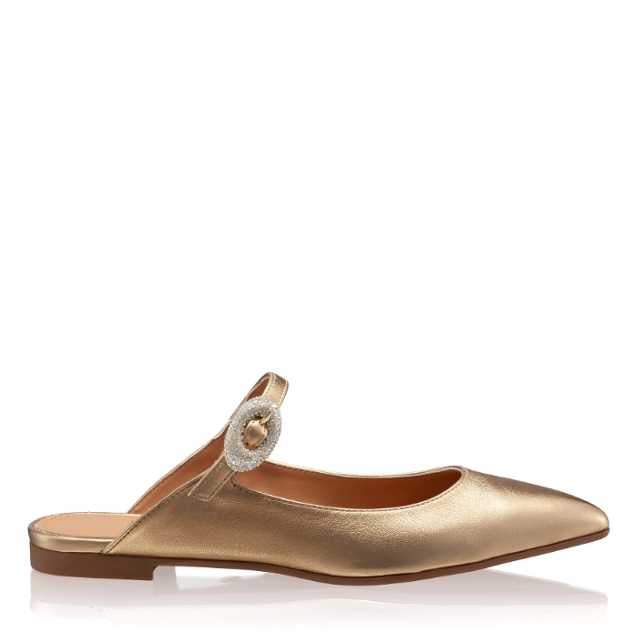 Picture of Women Ballerina Flats 8413 Laminato Oro