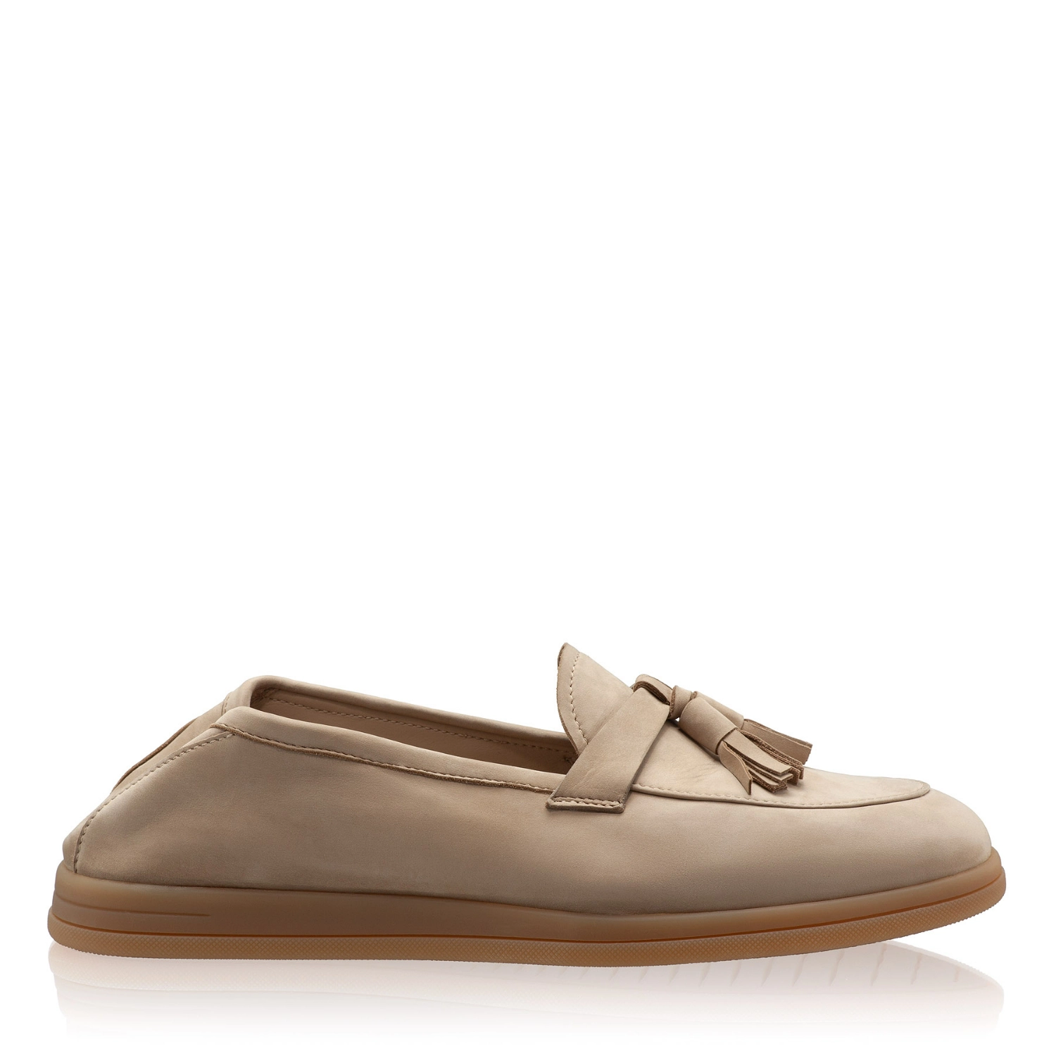 Picture of Women Casual Loafers 8002 Nabuck Beige