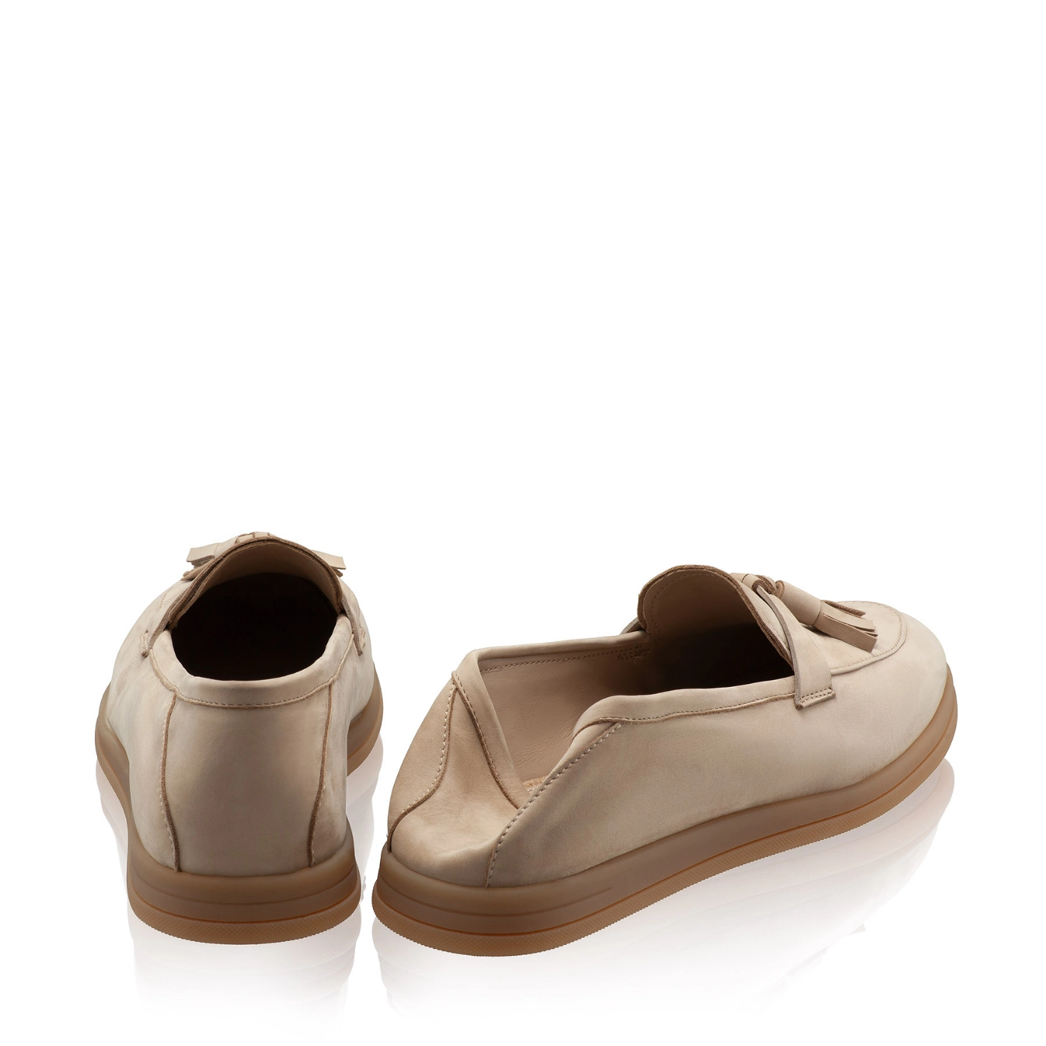 Picture of Women Casual Loafers 8002 Nabuck Beige