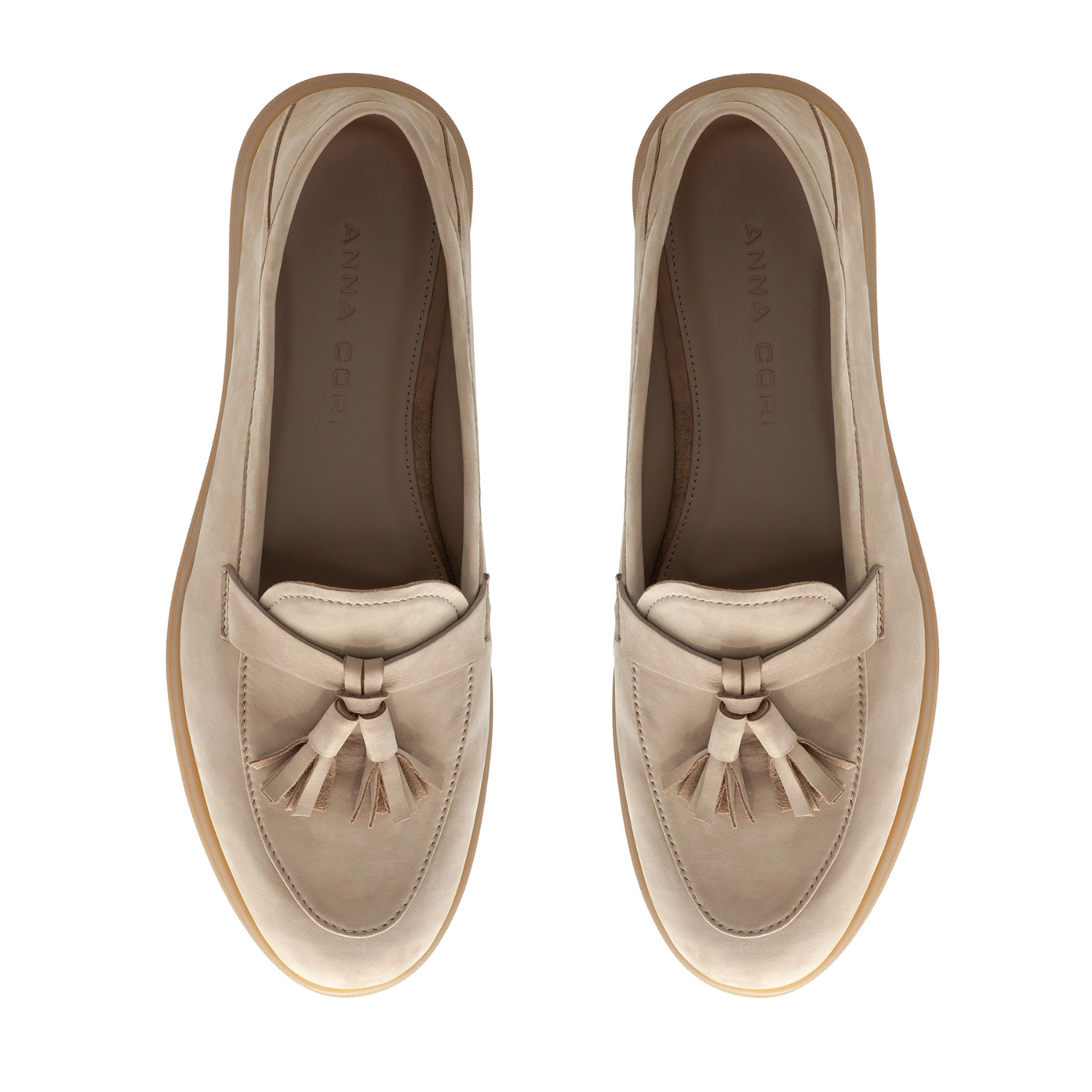 Picture of Women Casual Loafers 8002 Nabuck Beige