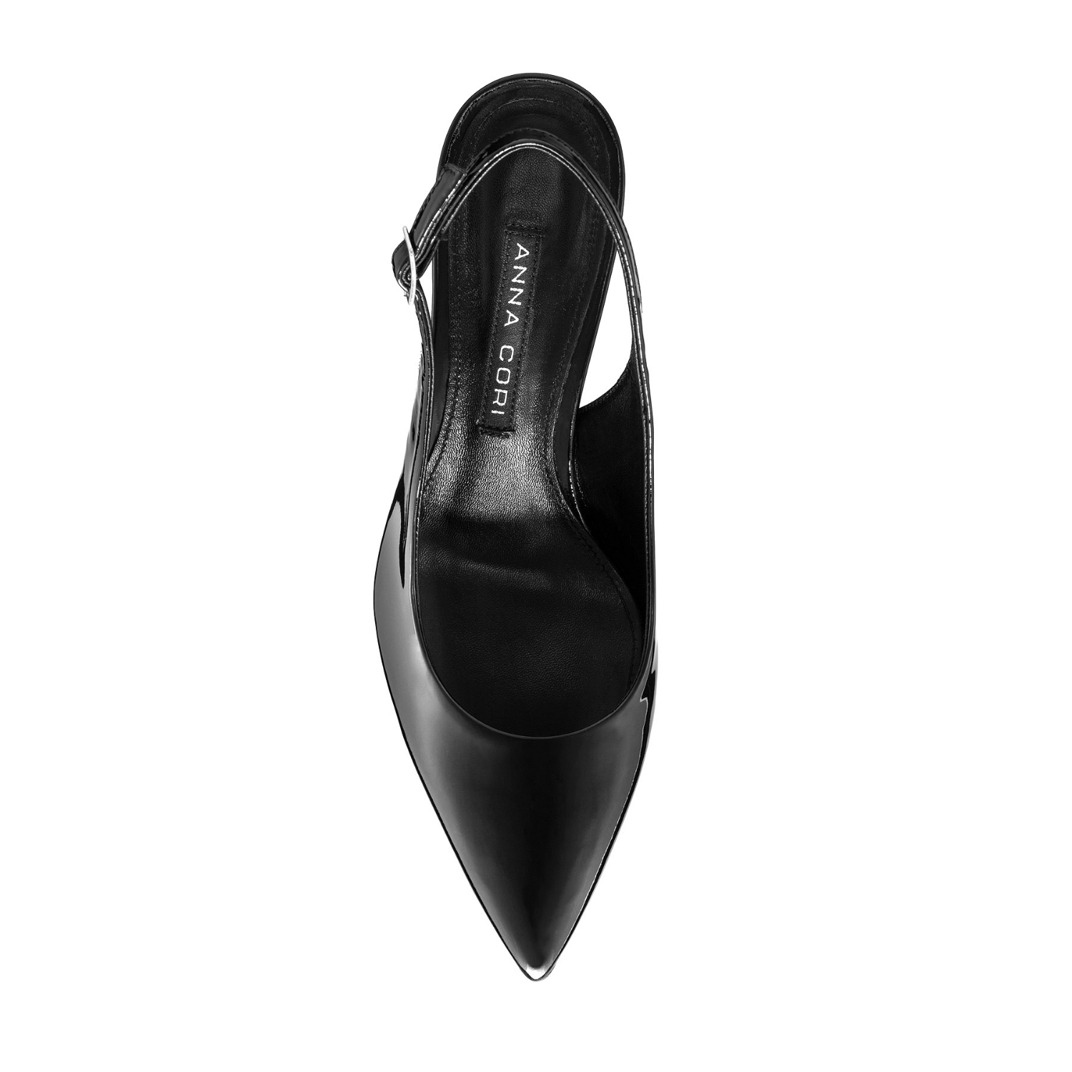 Picture of Mid-heel Slingback Pumps 8427 Lac Black