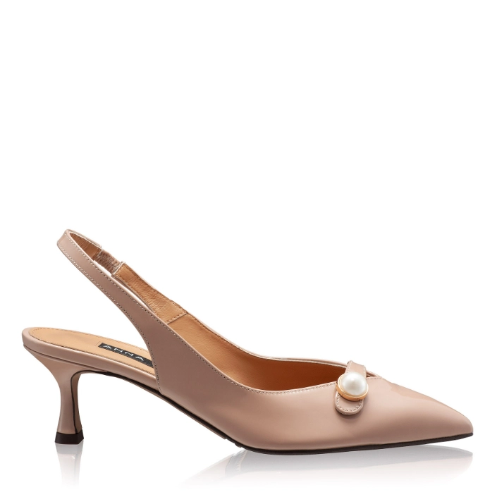 Picture of Mid-heel Slingback Pumps 8438 Lac Nude
