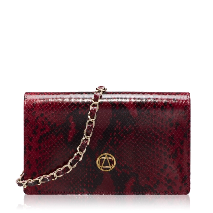 Arată detalii pentru Geanta dama plic ARNA 02 PITONE BORDO Imagine Geanta dama plic ARNA 02 PITONE BORDO