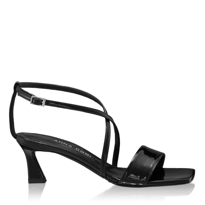 Picture of Women Leather Sandals 8482 Patent Black