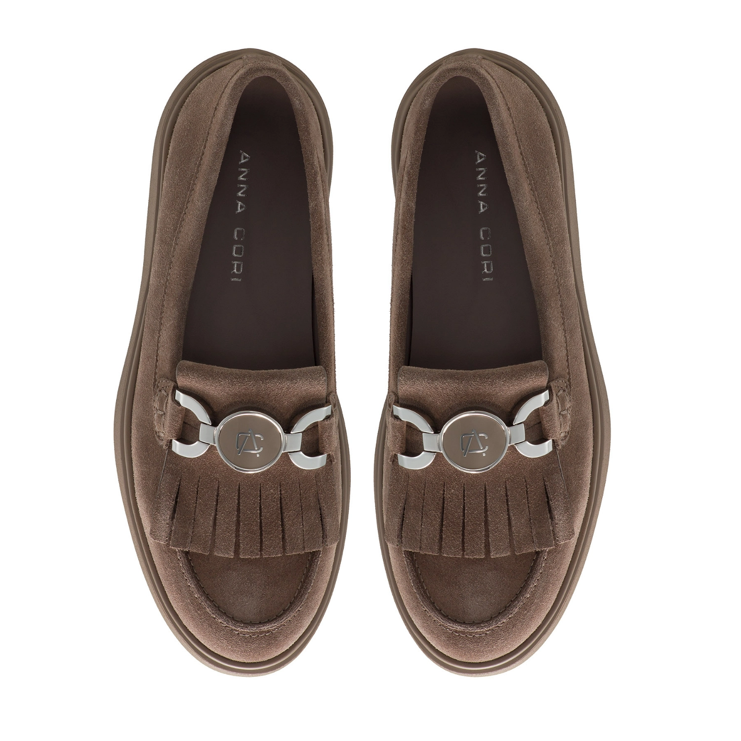 Picture of Women Casual Genuine Leather Loafers 8137 Crosta Gri