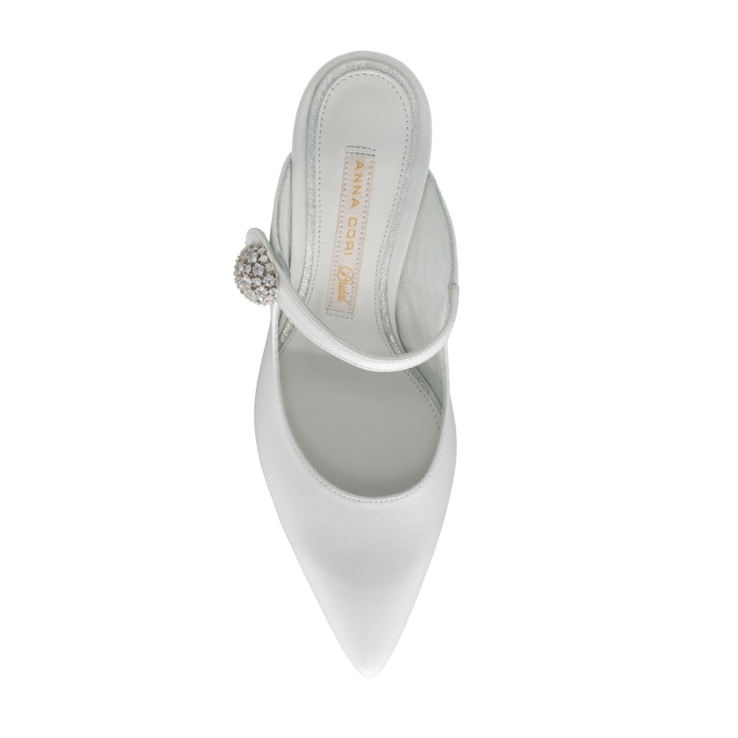 Picture of Women Leather Mules 8462 Vitello White