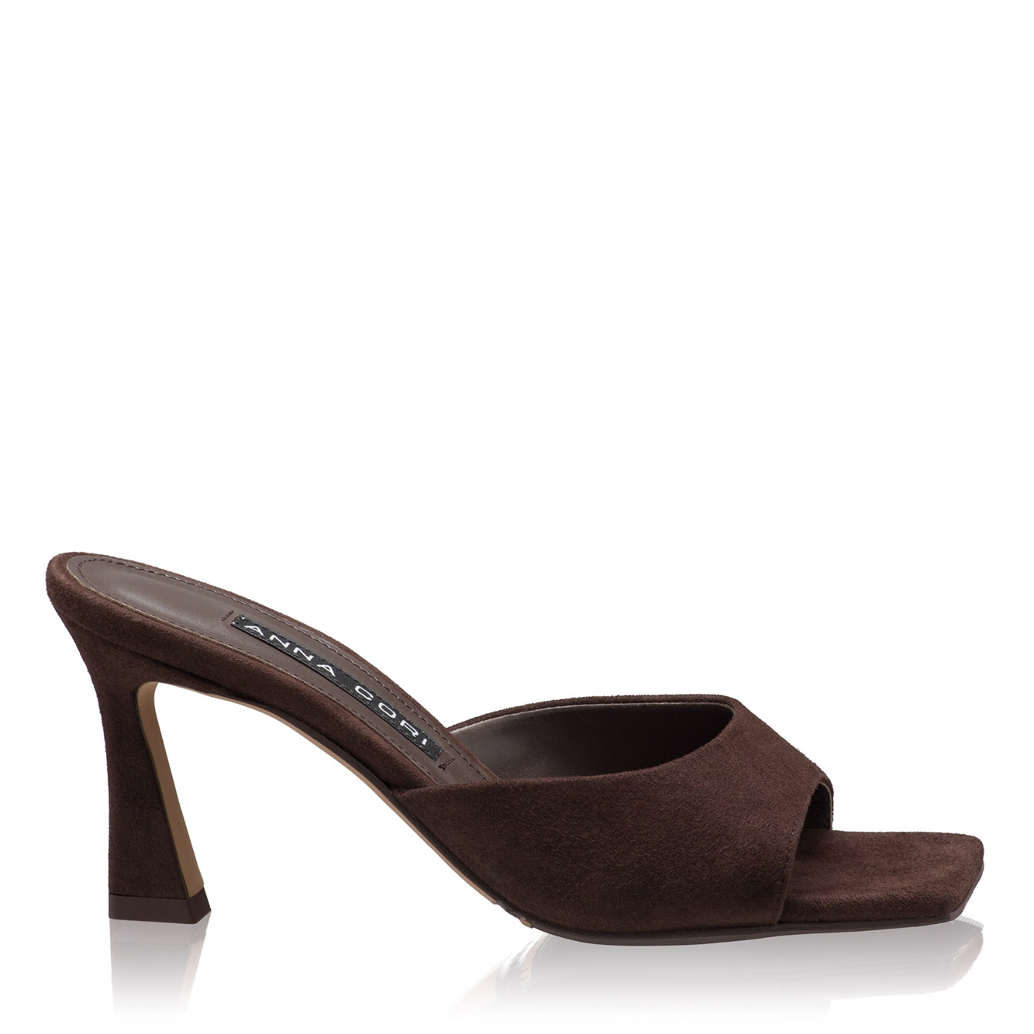 Picture of Women Leather Mules 8504 Camoscio T.Moro