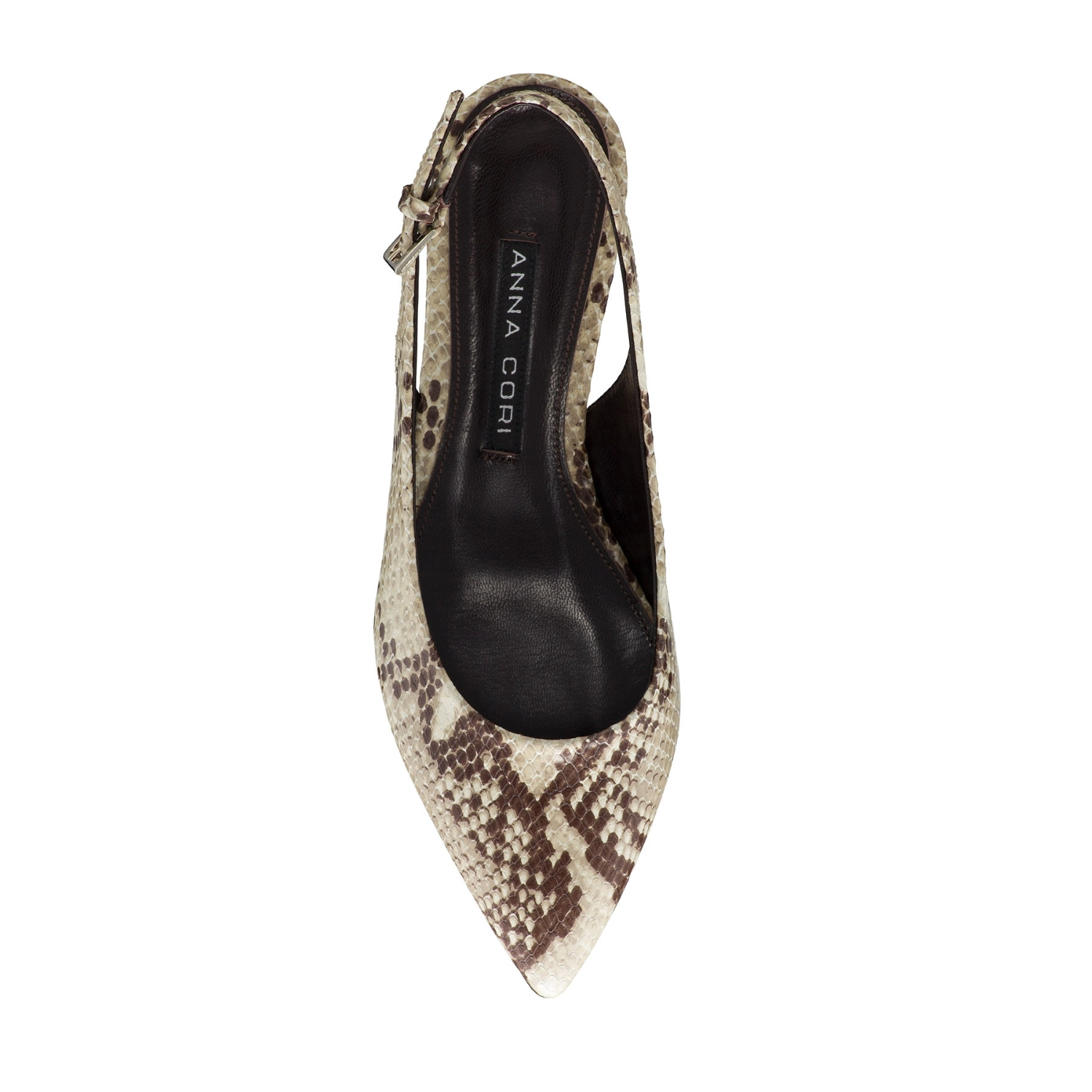 Picture of Women Suede Ballerina Flats 8027 Pytone Panna/Maro