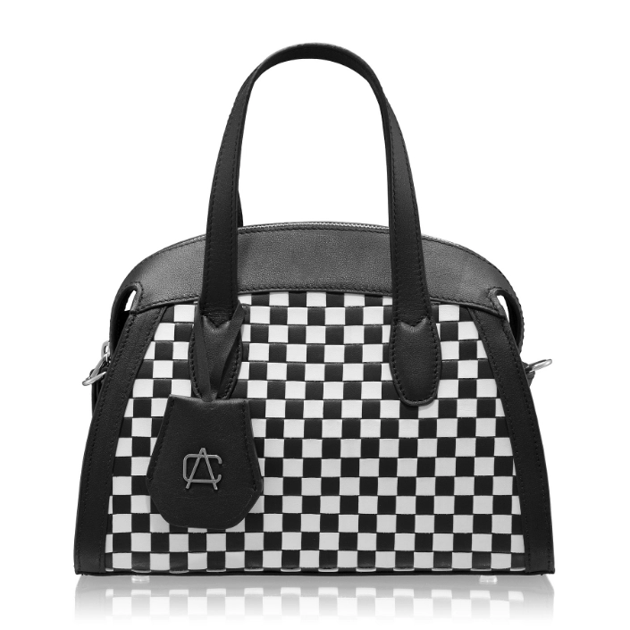 Arată detalii pentru Geanta dama de mana CORELIA 01 INTR ALB+VIT NEGRU Imagine Geanta dama de mana CORELIA 01 INTR ALB+VIT NEGRU