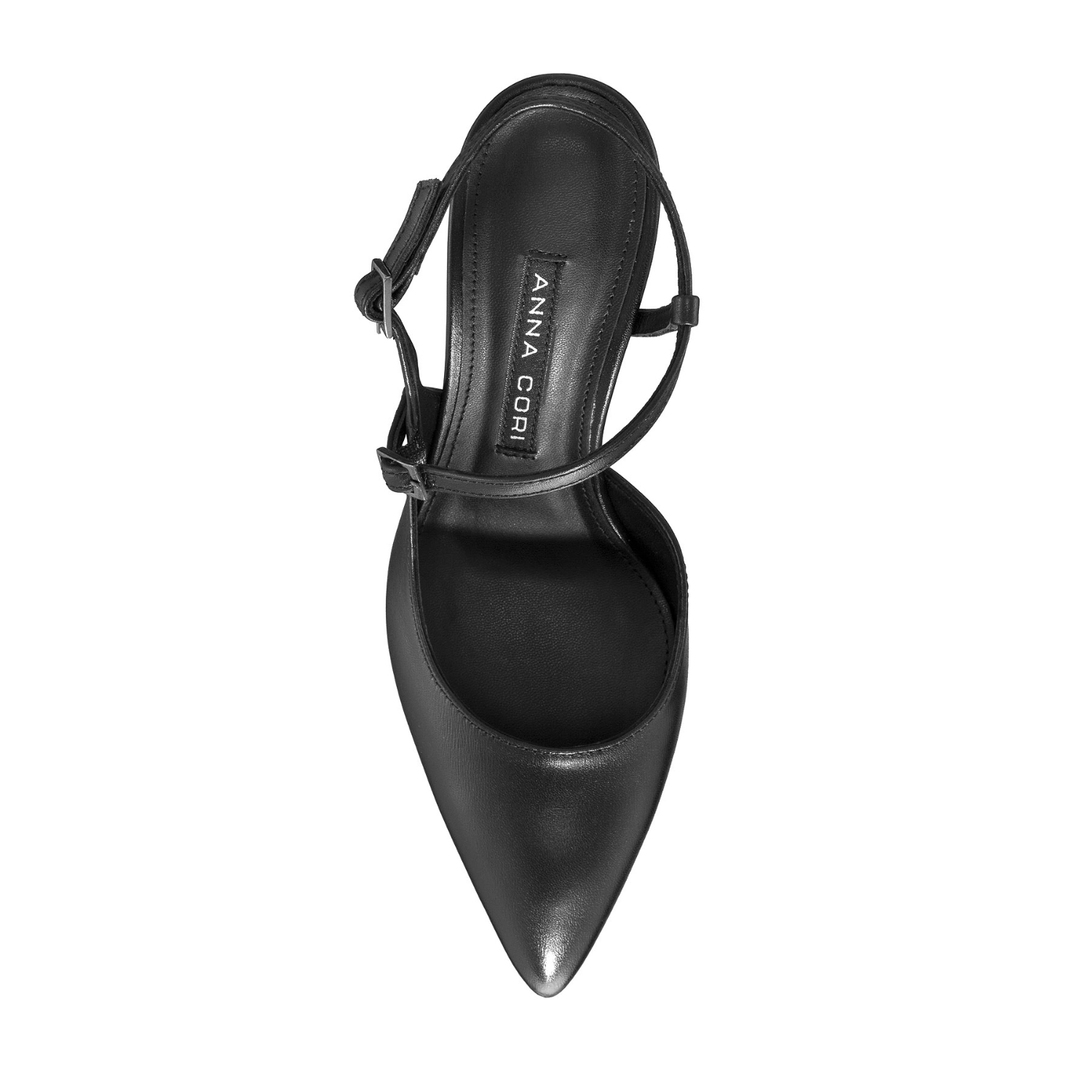 Picture of Mid-heel Slingback Pumps 8460 Vitello Black