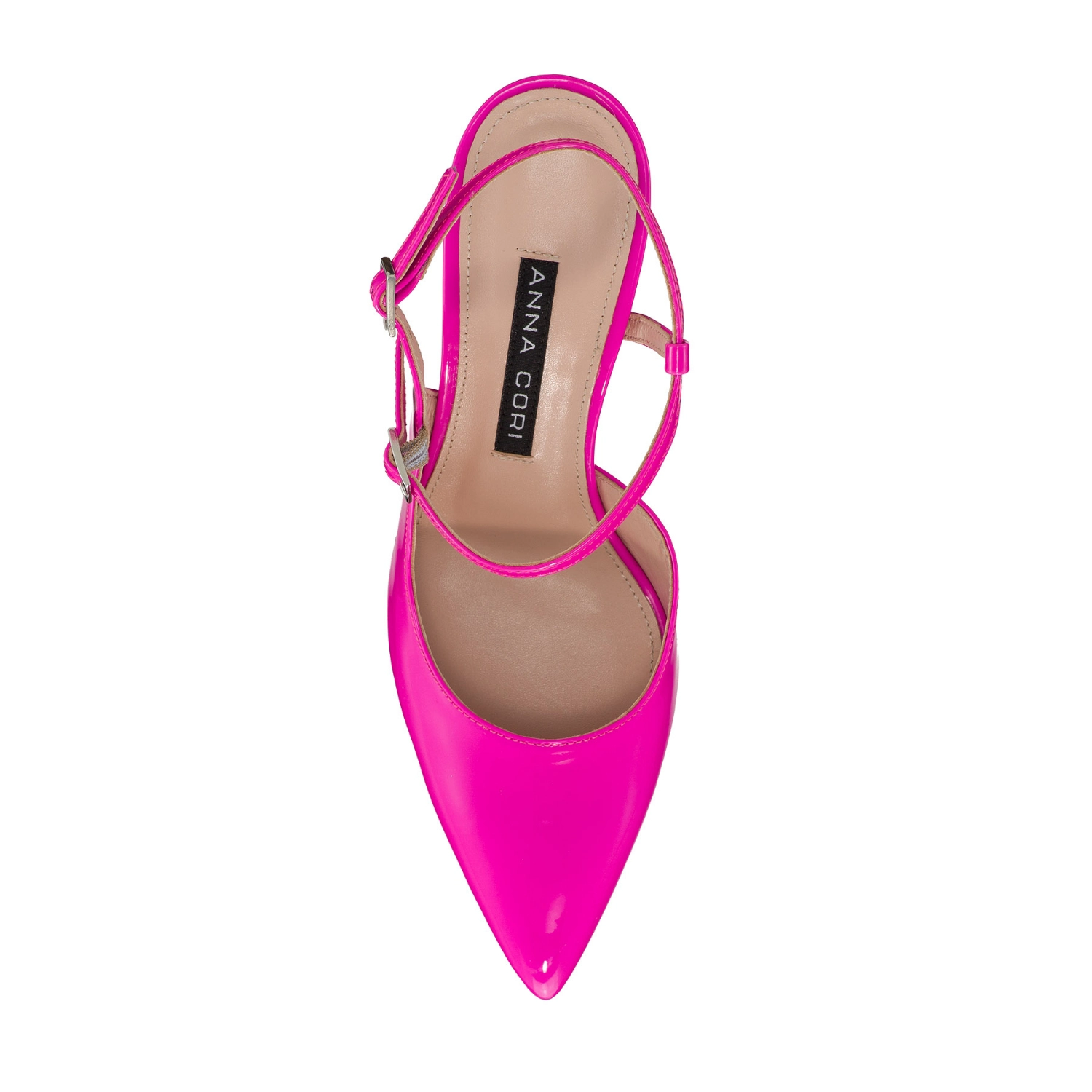 Imagine Pantofi Decupati Dama 8460 Lac Fuxia