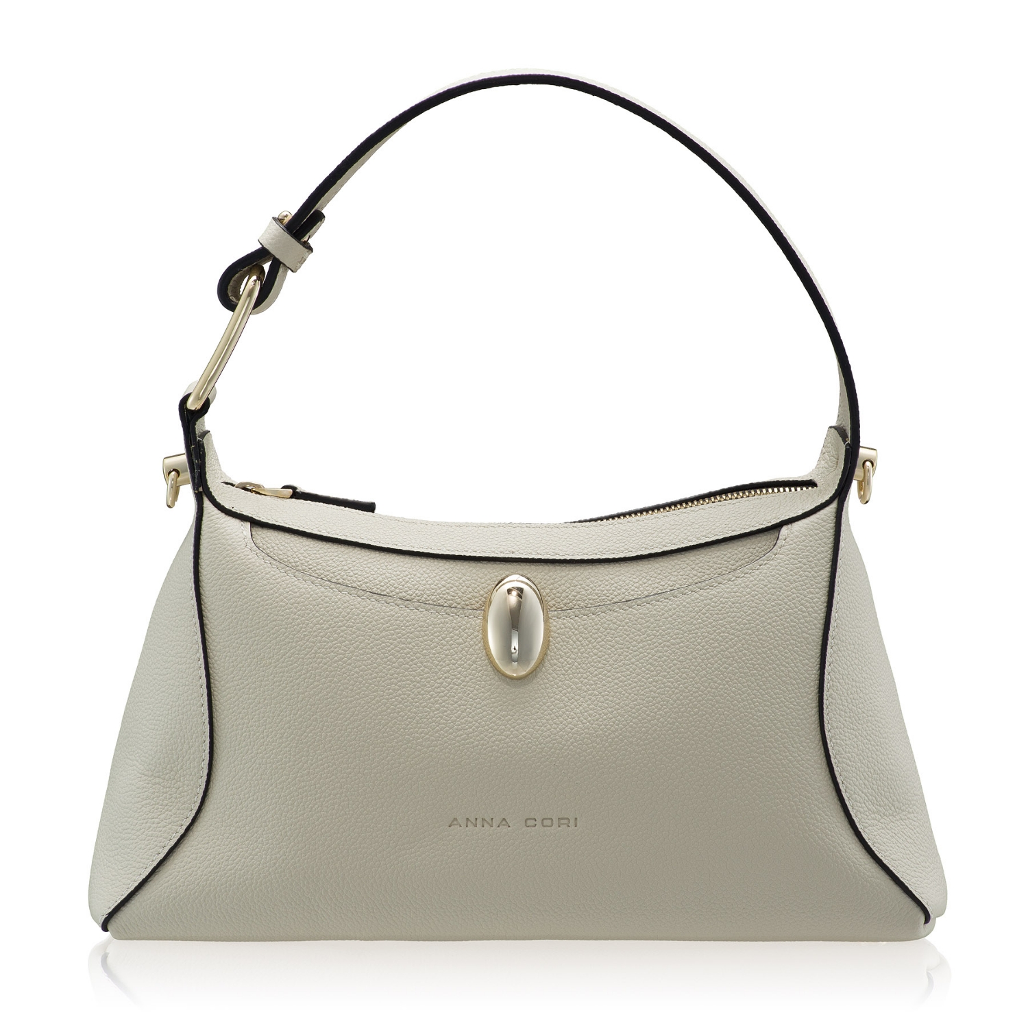 Picture of Women Leather Handbag LIORA 01 BOTTALATO PANNA