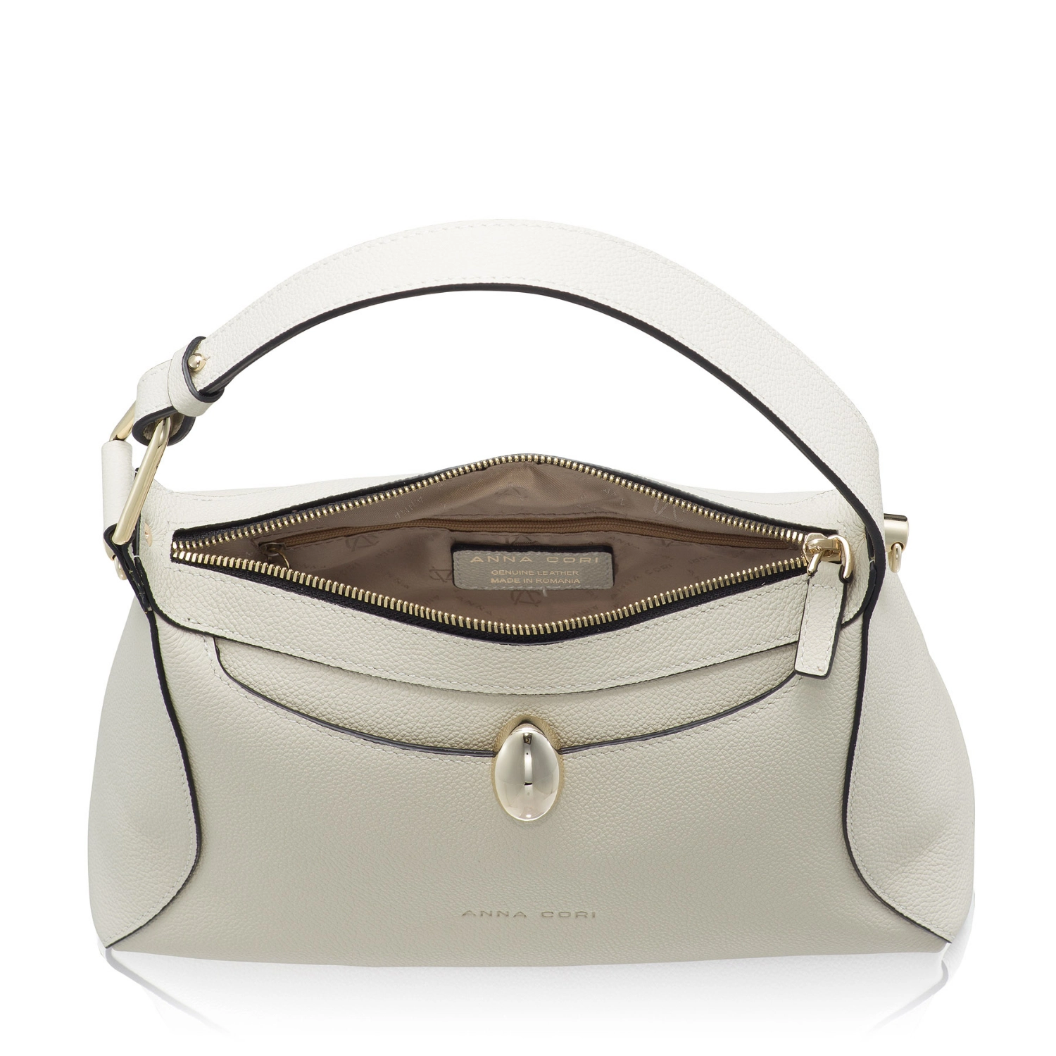 Picture of Women Leather Handbag LIORA 01 BOTTALATO PANNA