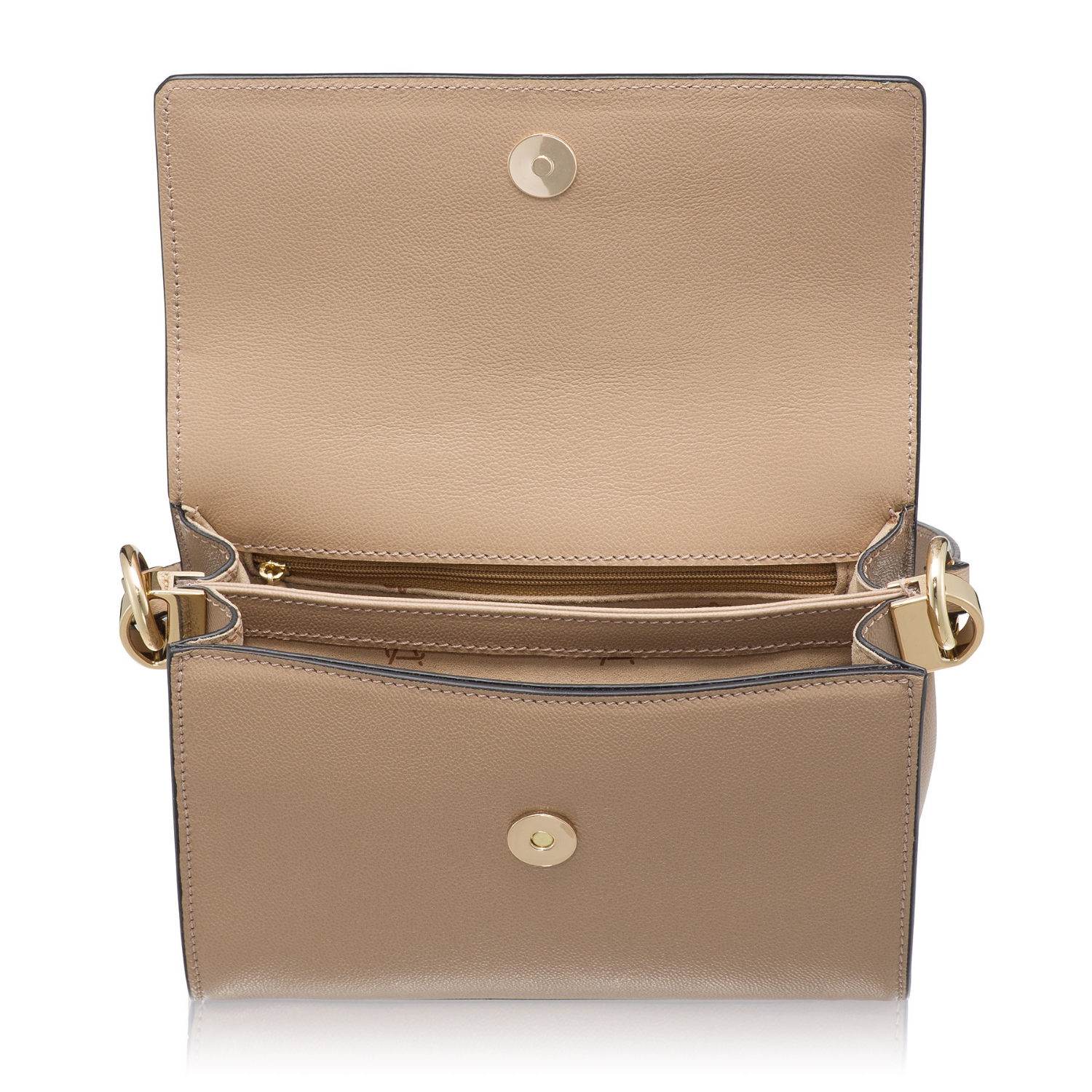 Imagine Geanta dama de Umar IRISA 02 VITELLO STAMP BEJ