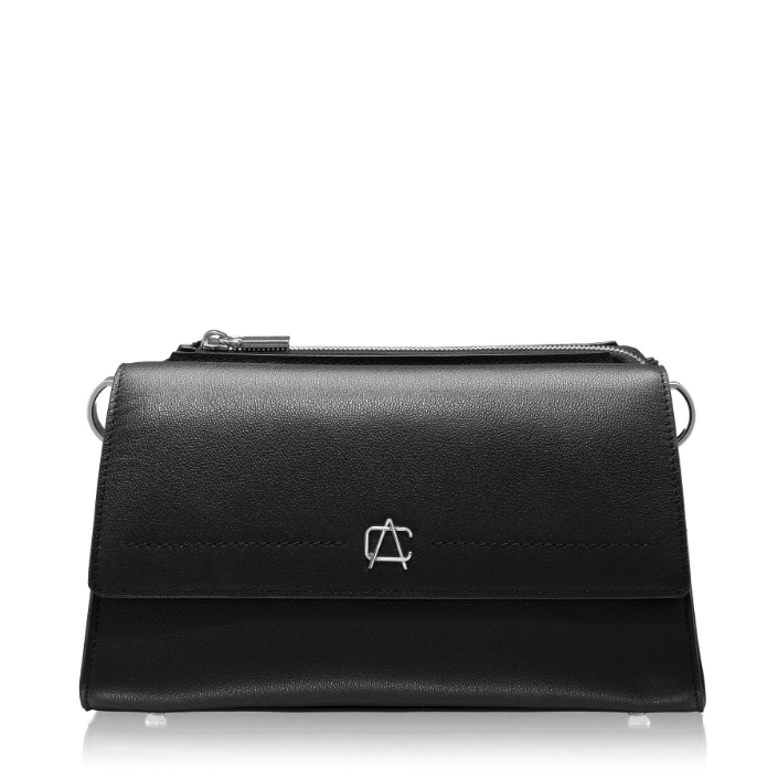 Imagine Geanta dama de Umar IRISA 02 VITELLO STAMP NEGRU