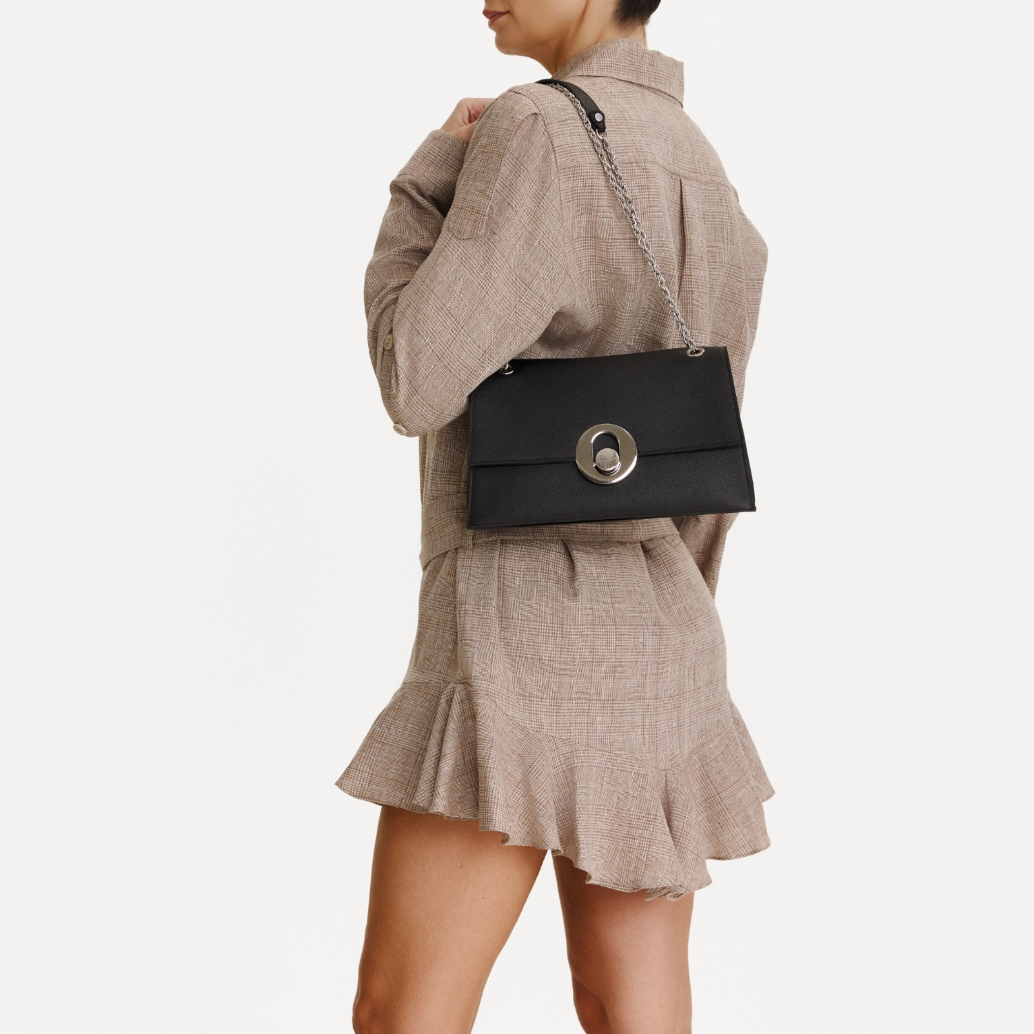 Imagine Geanta dama de umar BRIA 02 BOTTALATO NEGRU