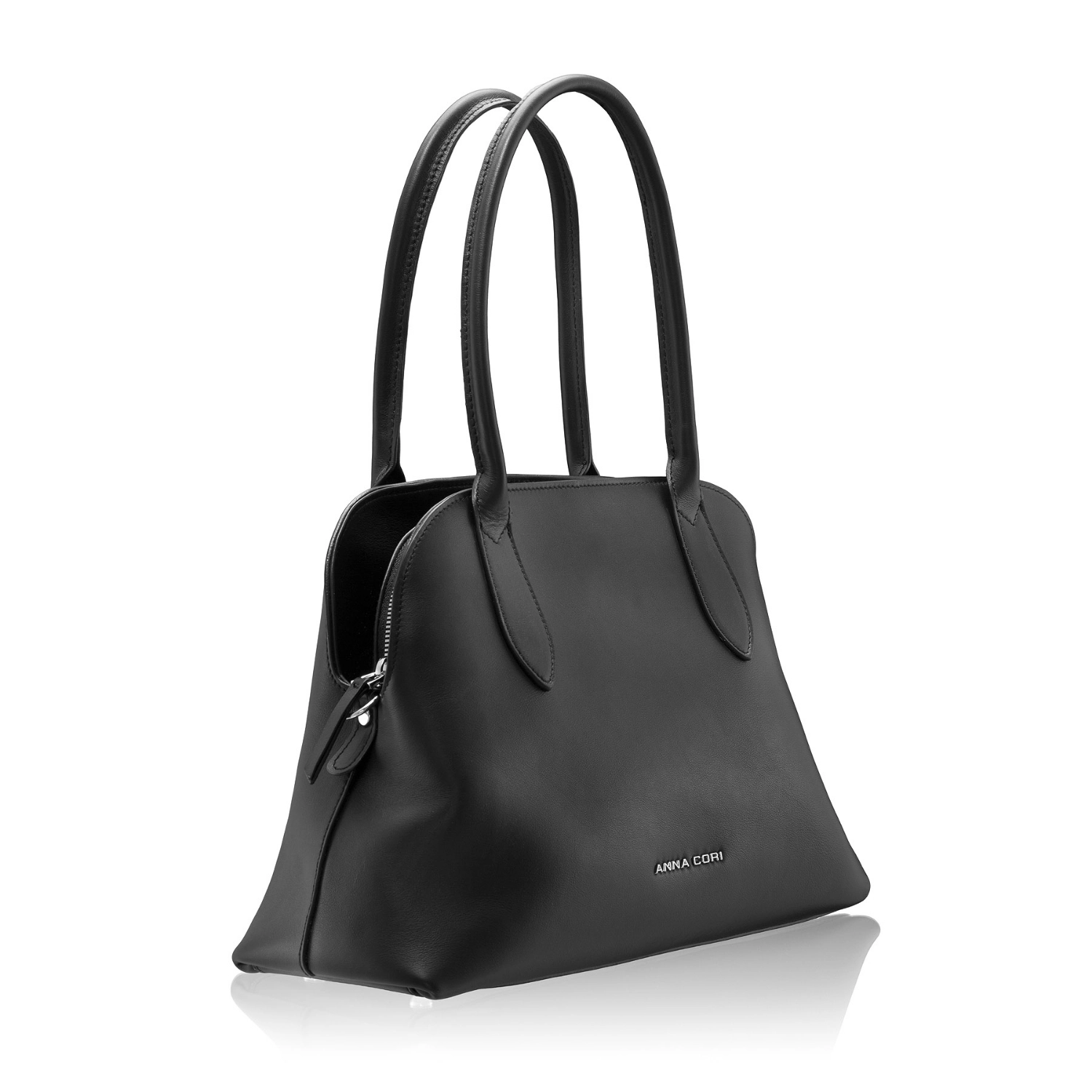 Picture of Women Leather Handbag FYRA 01 Vitello Black