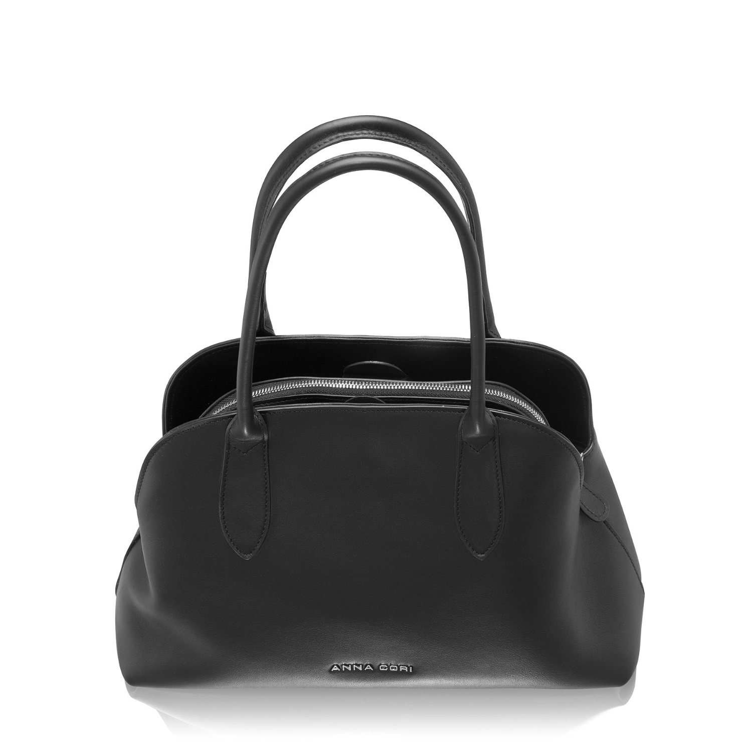 Picture of Women Leather Handbag FYRA 01 Vitello Black