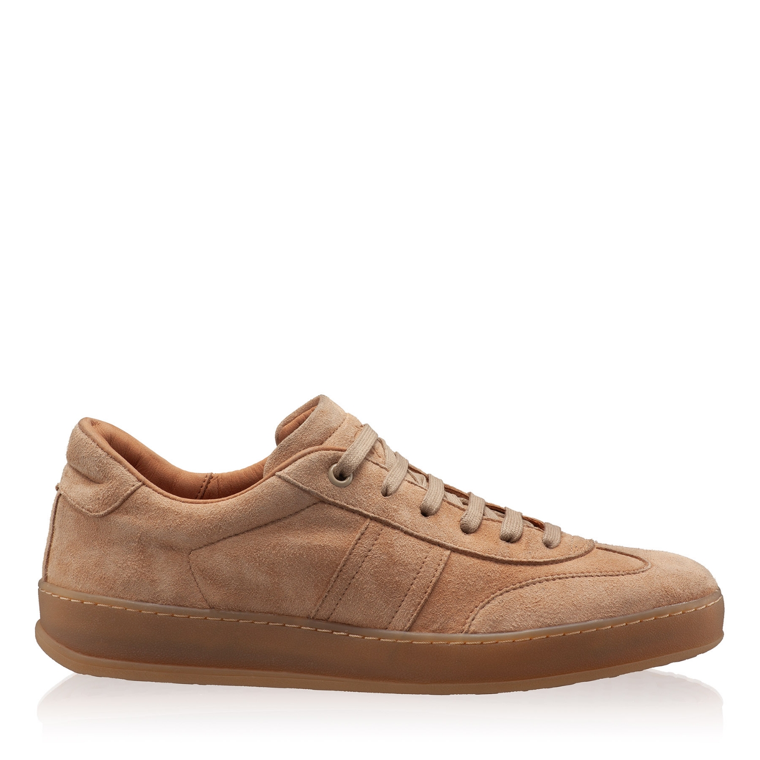 Picture of Women leather sport shoes 8066 Camoscio Biscotto