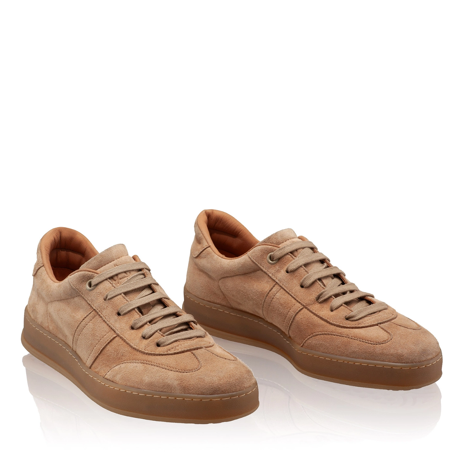 Picture of Women leather sport shoes 8066 Camoscio Biscotto