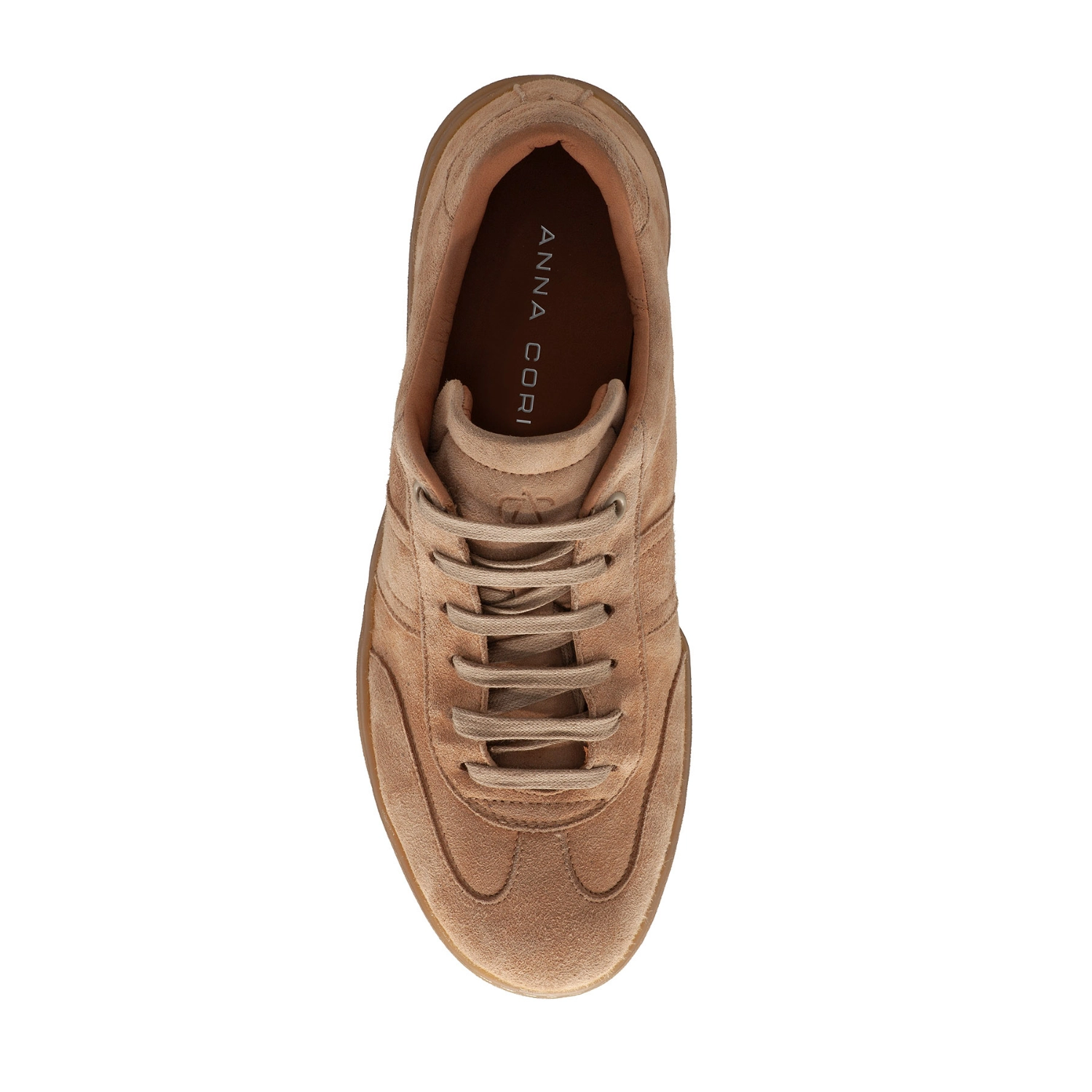 Picture of Women leather sport shoes 8066 Camoscio Biscotto