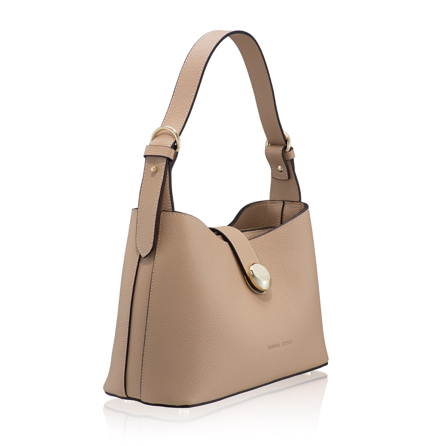Picture of Shoulder Tote-bag GOLDA 01 BOTTALATO NUDE