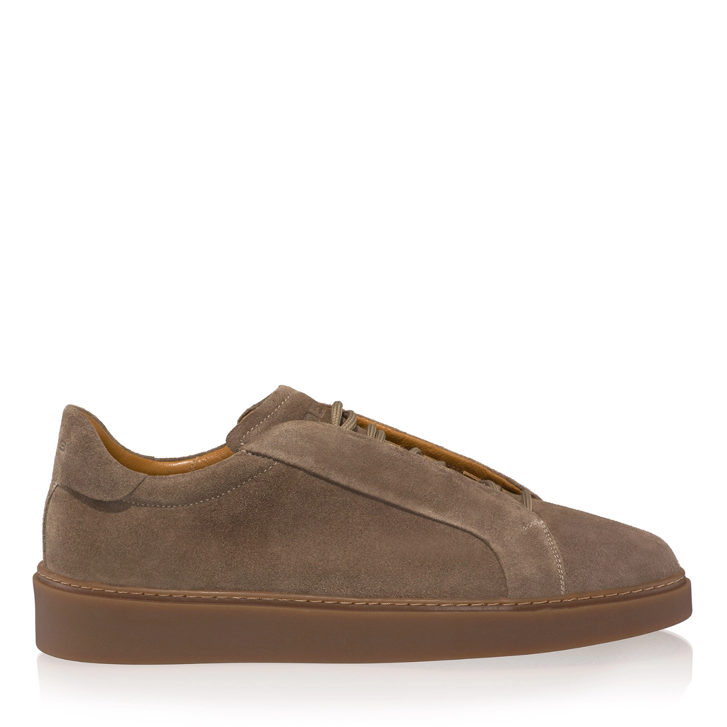 Picture of Men Suede Leather Sport Shoes 7772 Crosta Taupe