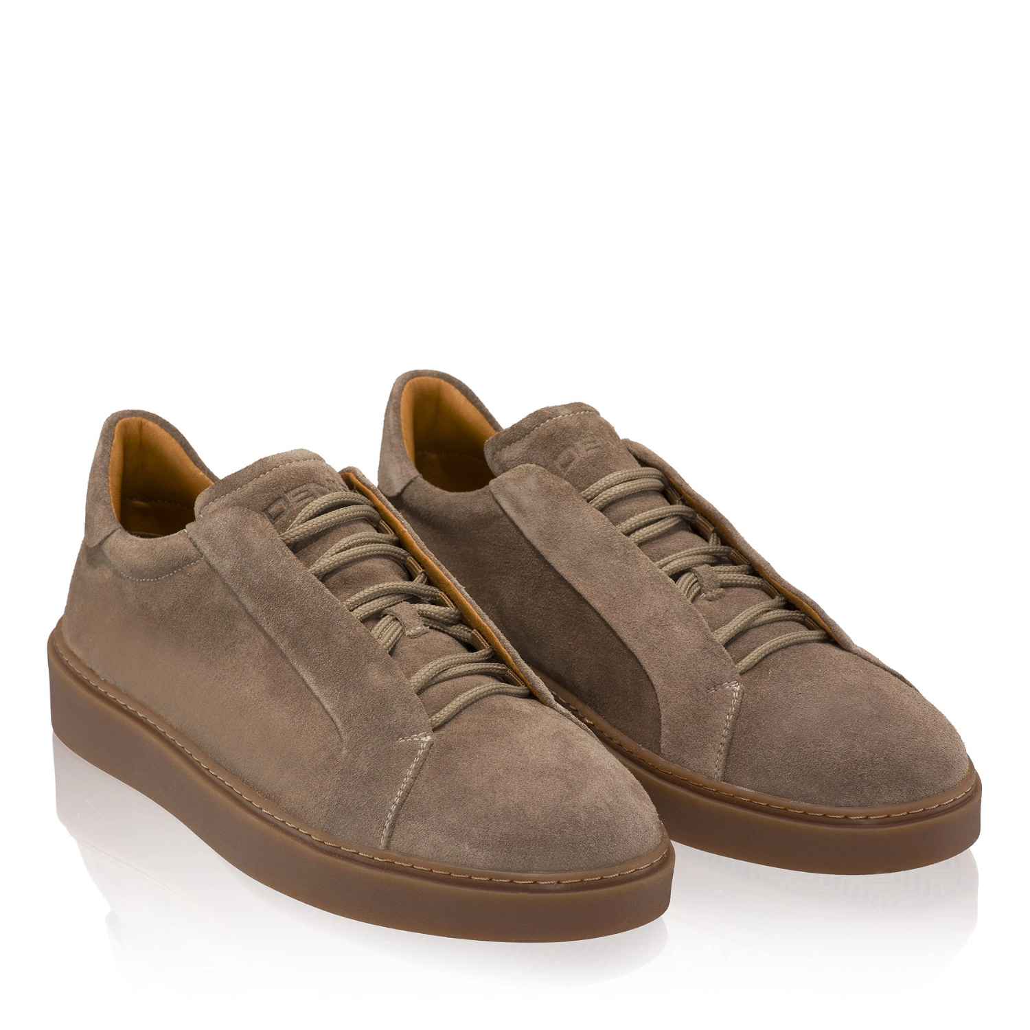Picture of Men Suede Leather Sport Shoes 7772 Crosta Taupe