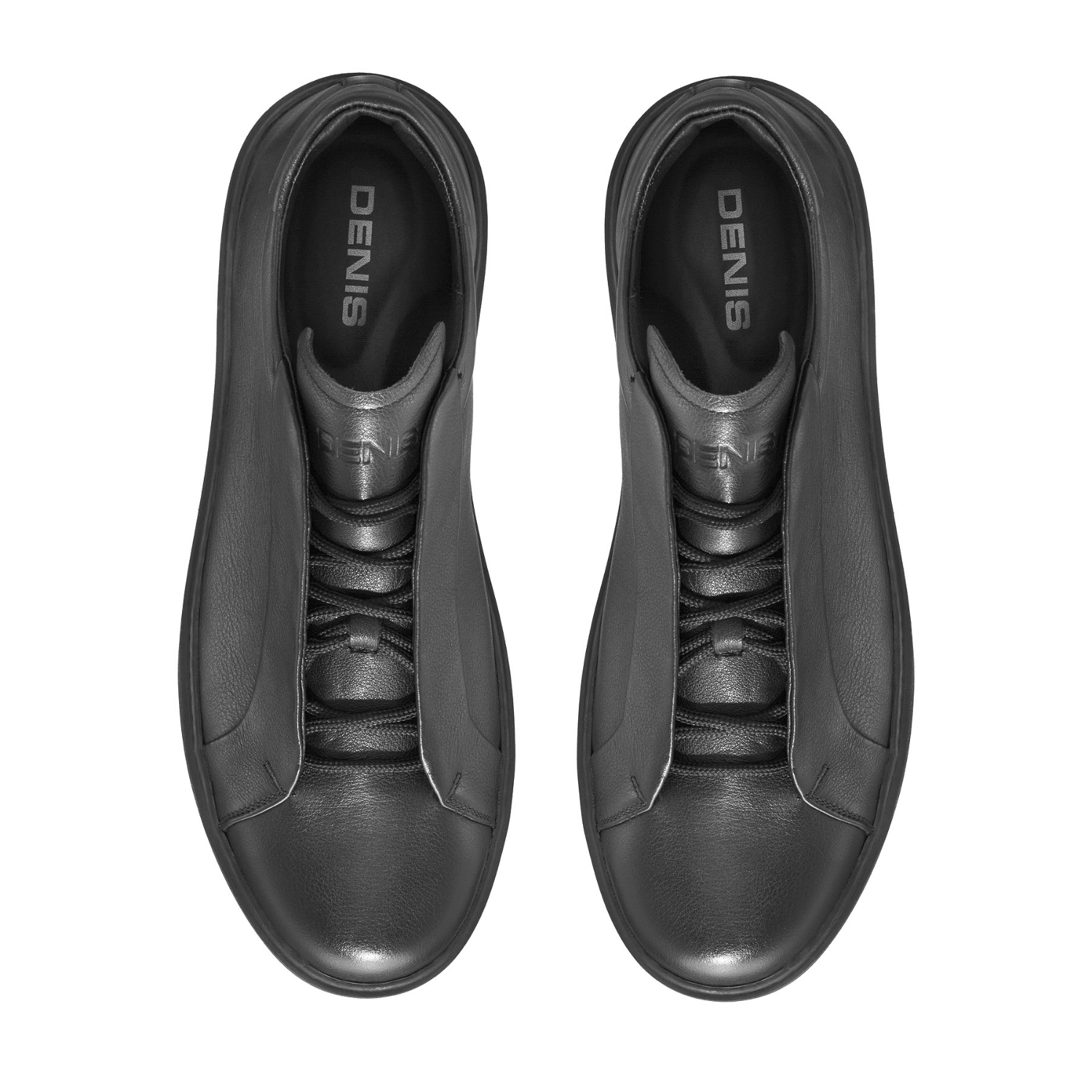 Picture of Men Leather Sport Shoes 7772 Vitello Black