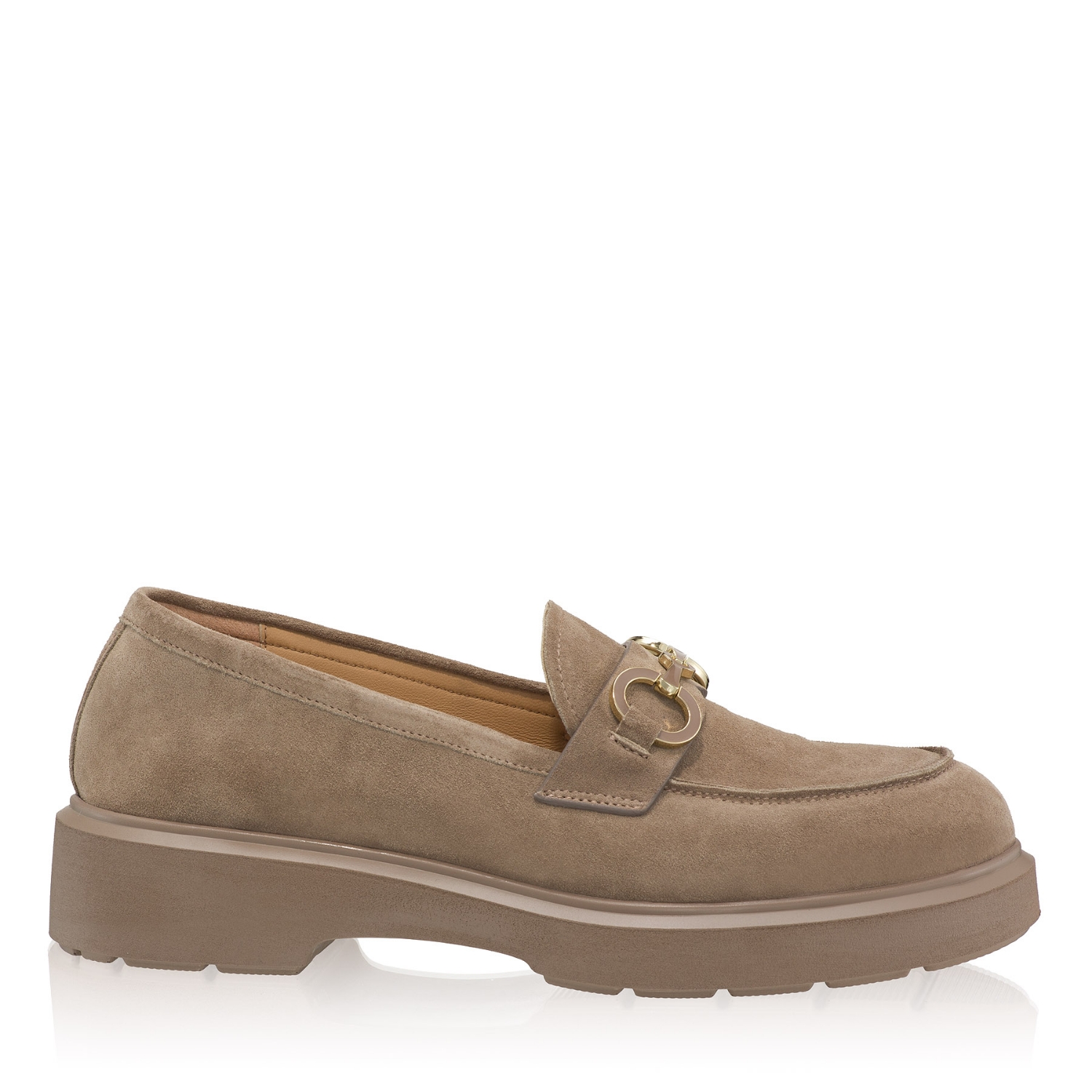 pantofi casual dama din piele culoare maro Crosta Antilope  