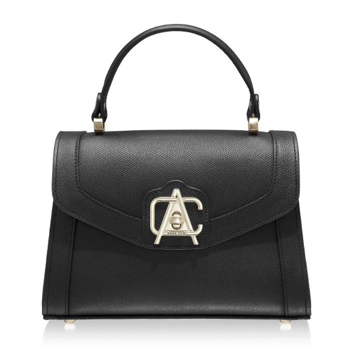 Imagine GEANTA DAMA DE MANA MARCY VIT STAMP NEGRU
