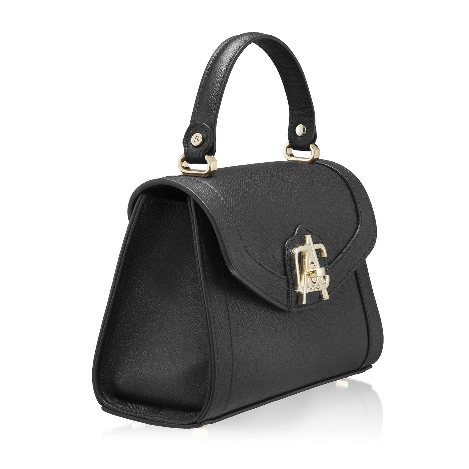 Picture of Women Leather Handbag MARCY VIT STAMP BLACK