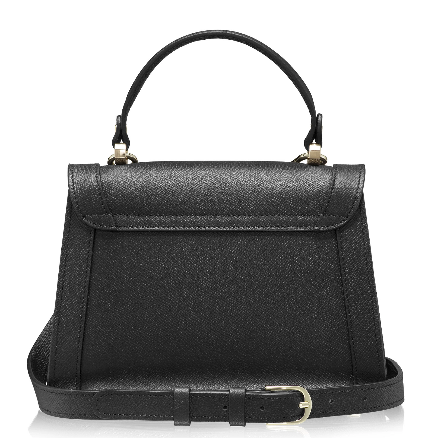 Picture of Women Leather Handbag MARCY VIT STAMP BLACK