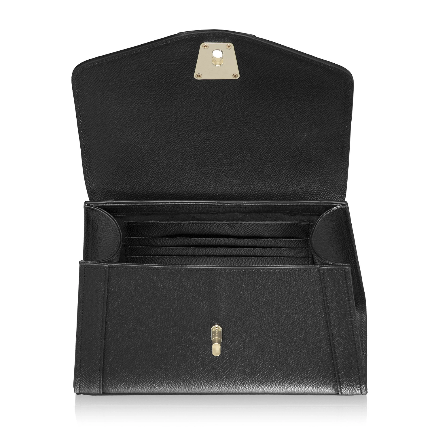 Picture of Women Leather Handbag MARCY VIT STAMP BLACK