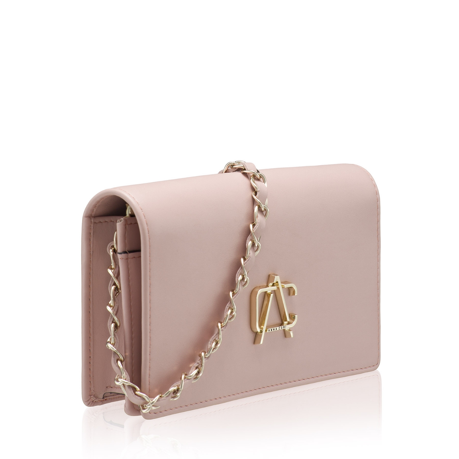 Picture of Women Leather Shoulder Bag ARNA VITELLO PINK