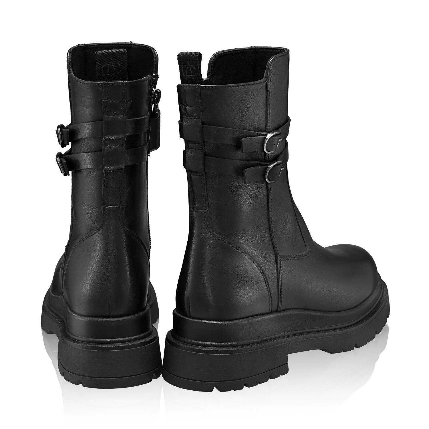 Picture of Women's genuine leather ankle-boots 8240 Vitello Black