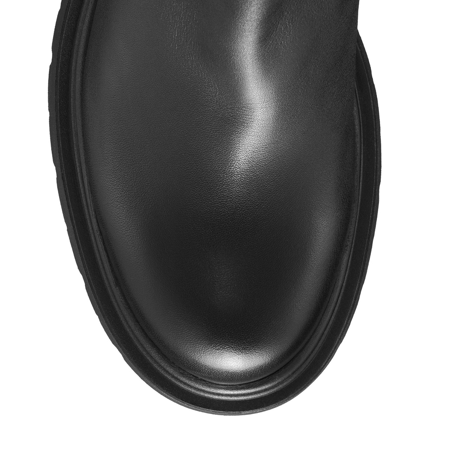 Picture of Women's genuine leather ankle-boots 8240 Vitello Black