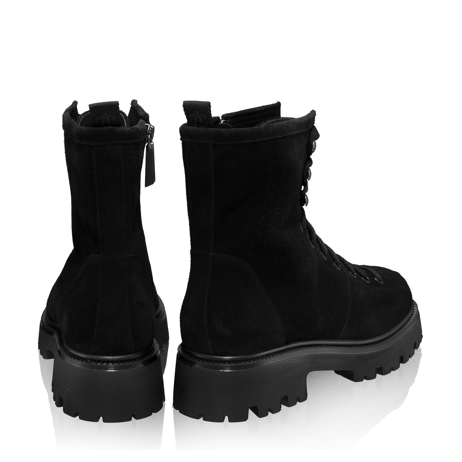 Picture of Women Leather Casual Boots 6303 Crosta Black